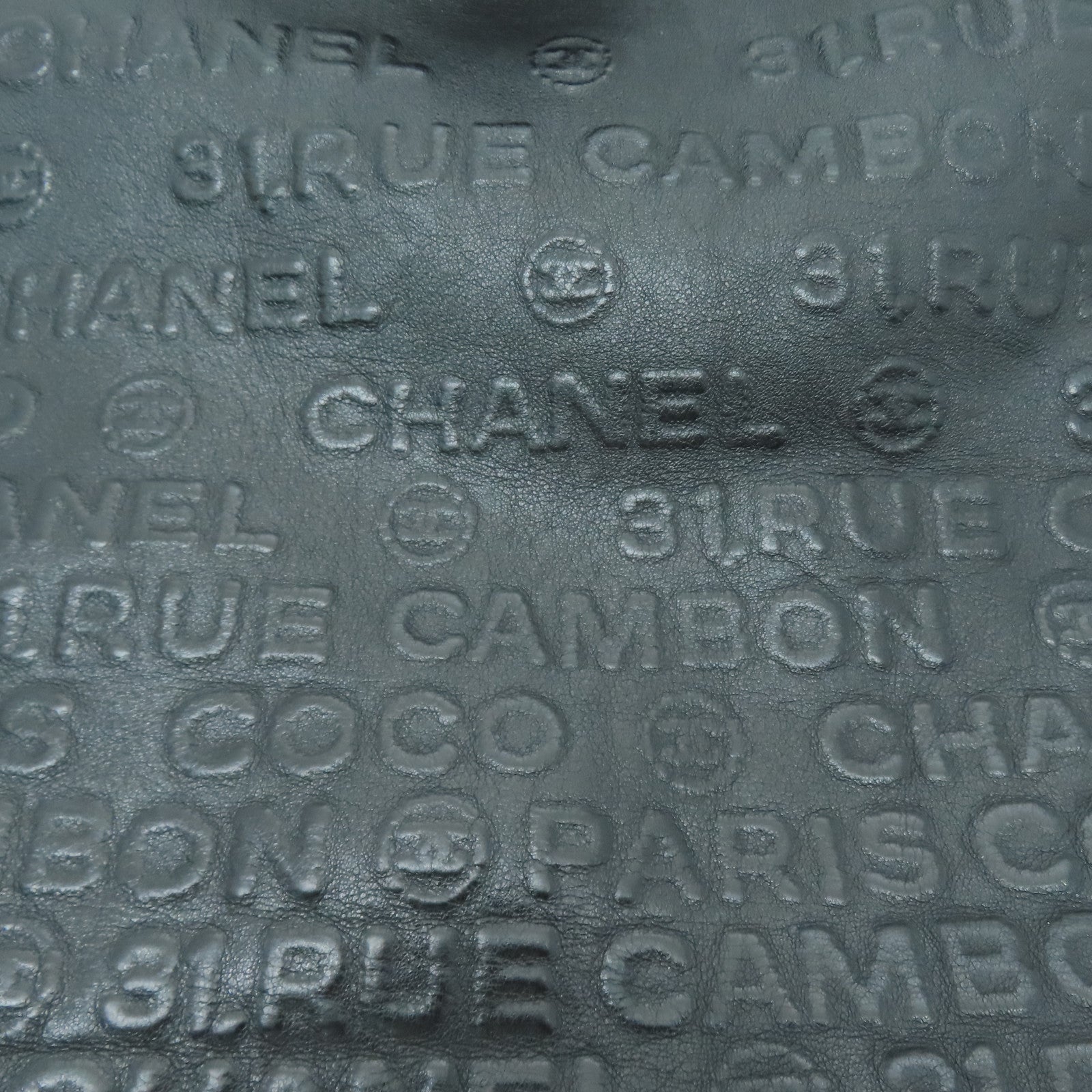 CHANEL 牛皮皮革Shoulder Bag銀扣肩背袋黑色