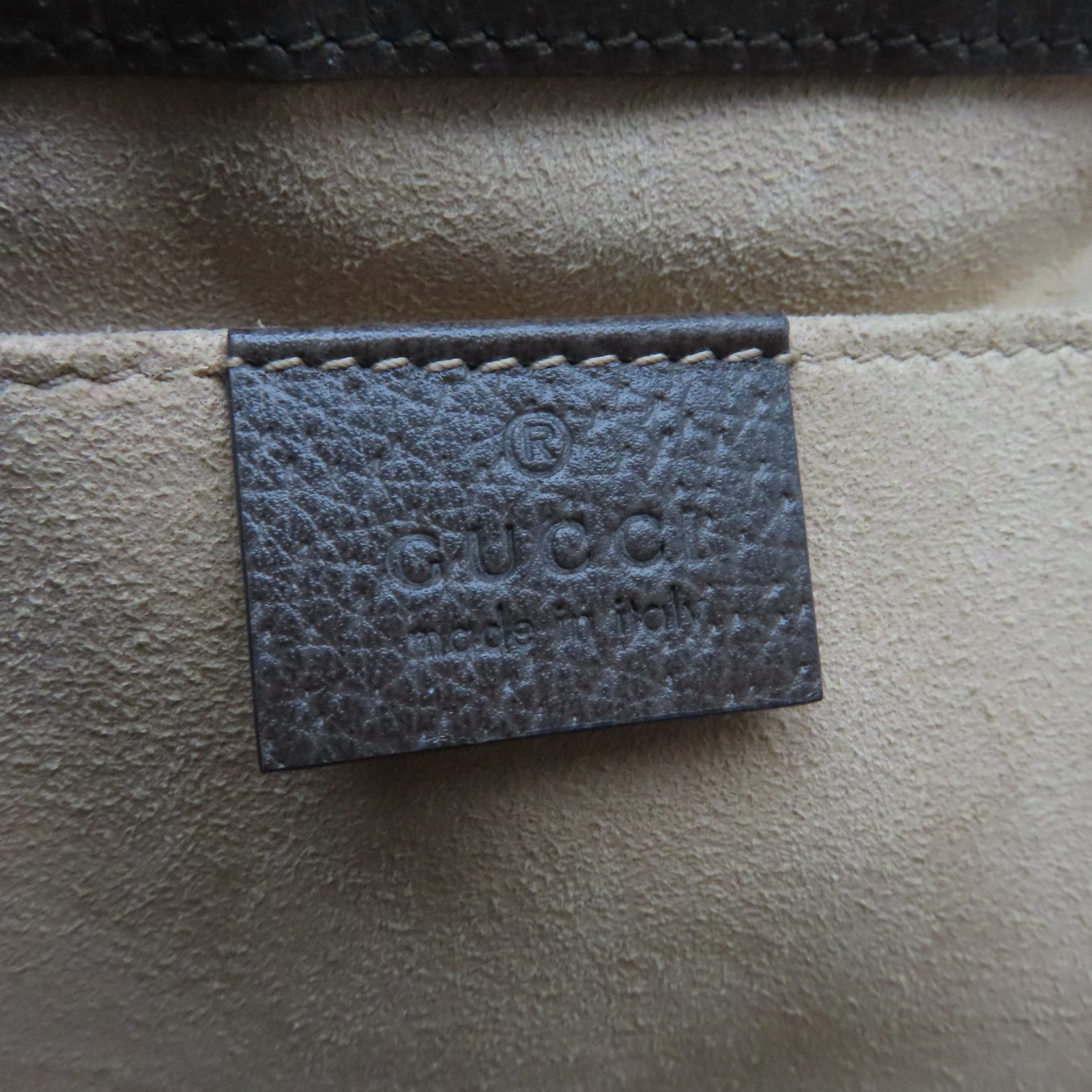GUCCI 【激減優惠】塗層帆布Ophidia GG金扣手挽肩背兩用袋棕色
