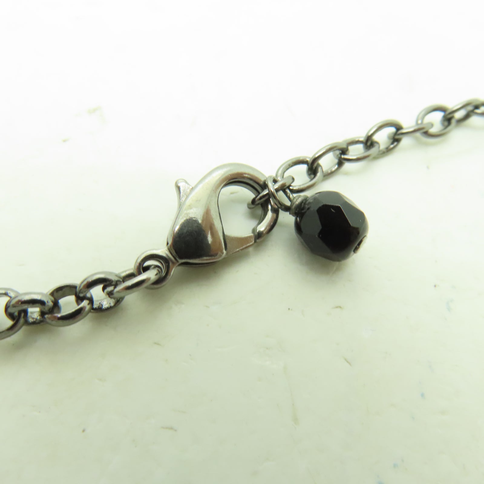 CHANEL 金屬Necklace項鍊黑色/銀色