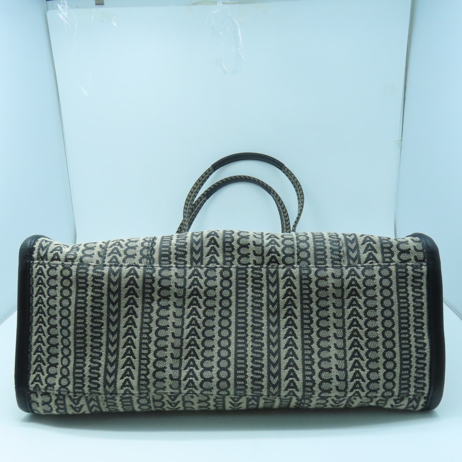 MARC JACOBS Canvas Tote Bag Black/Brown