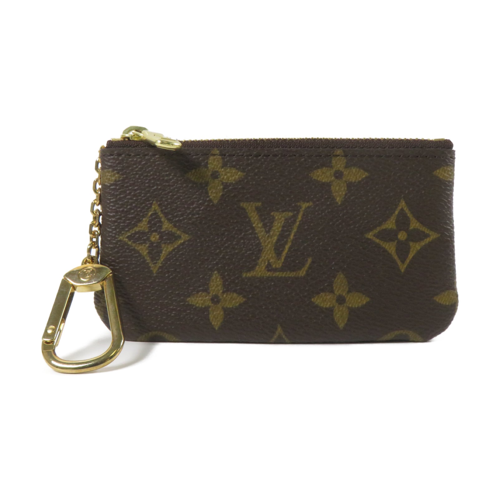 LOUIS VUITTON Monogram Key & Coin Case金扣Coin Case啡色