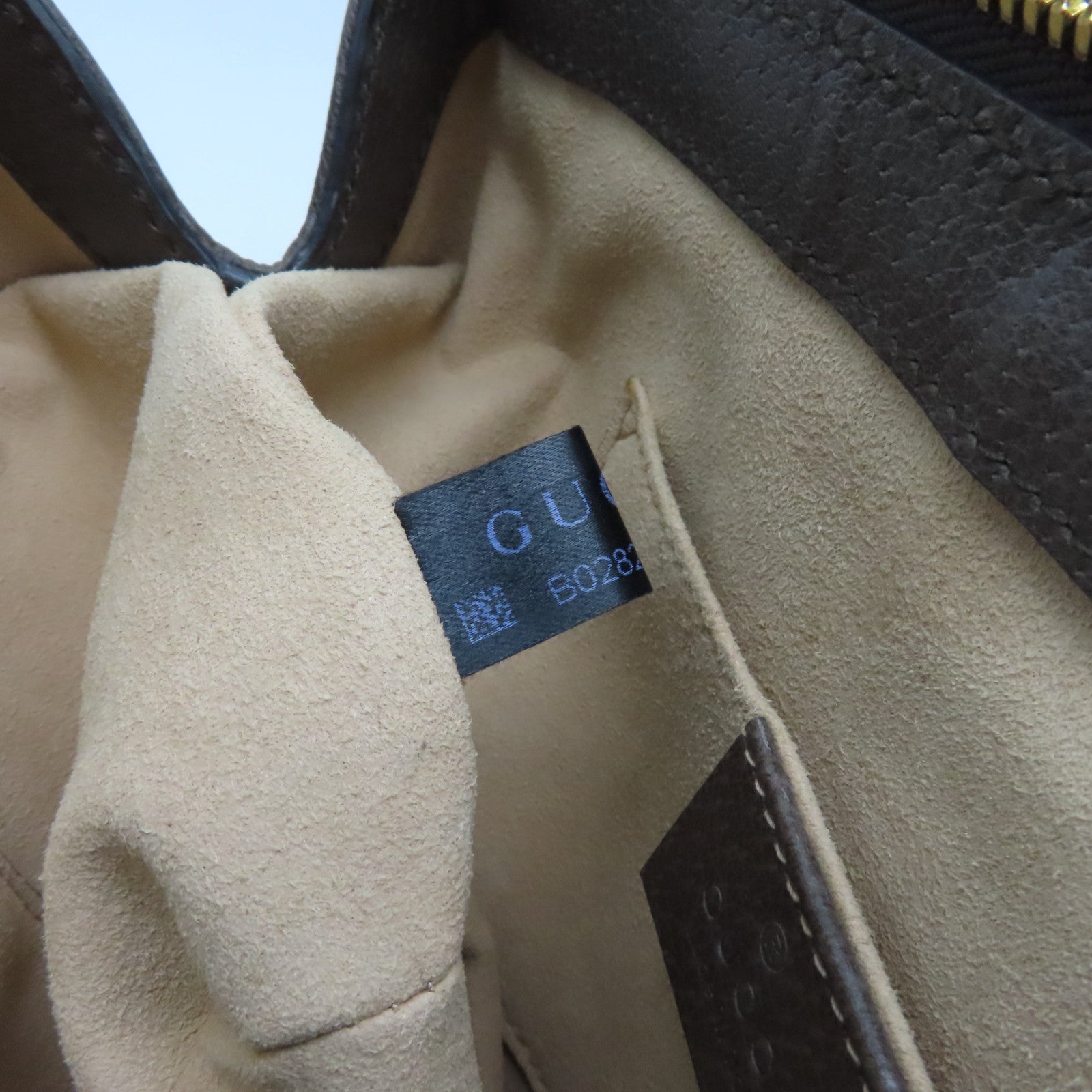 GUCCI 【激減優惠】塗層帆布Ophidia GG金扣手挽肩背兩用袋棕色