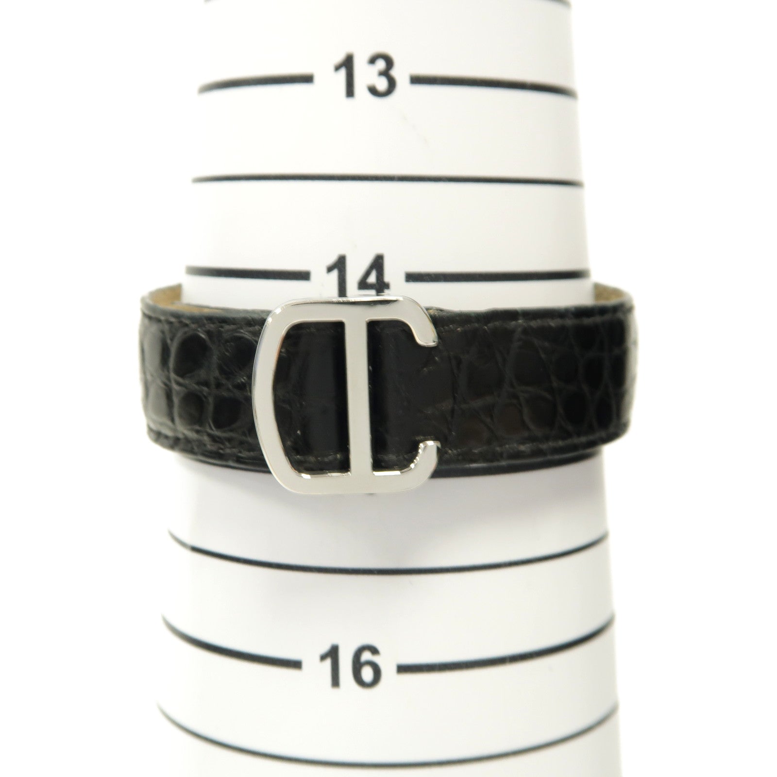 CARTIER Tank Solo不鏽鋼/皮革帶手錶石英機芯米色