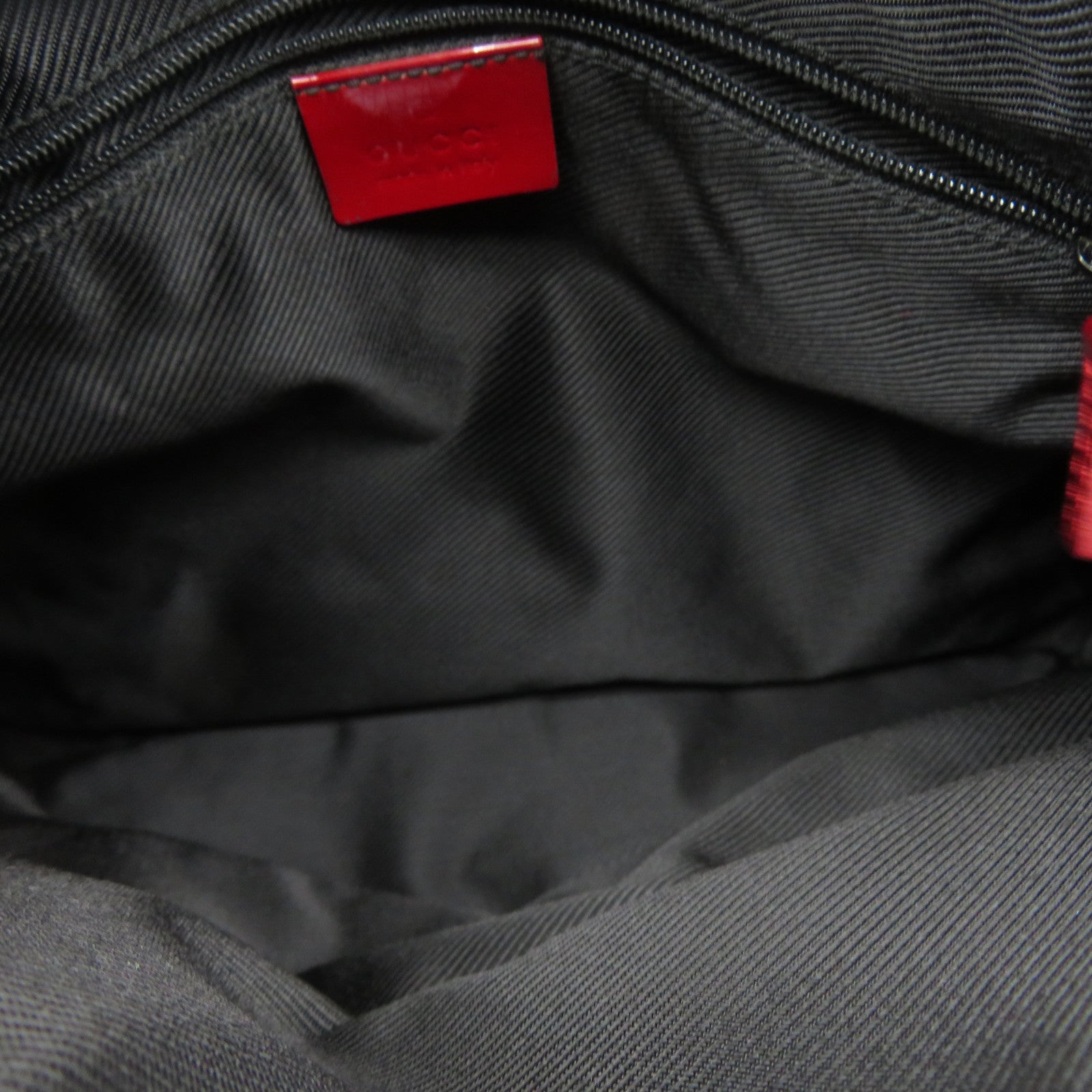 GUCCI 帆布Hand Bag銀扣手挽袋紅色
