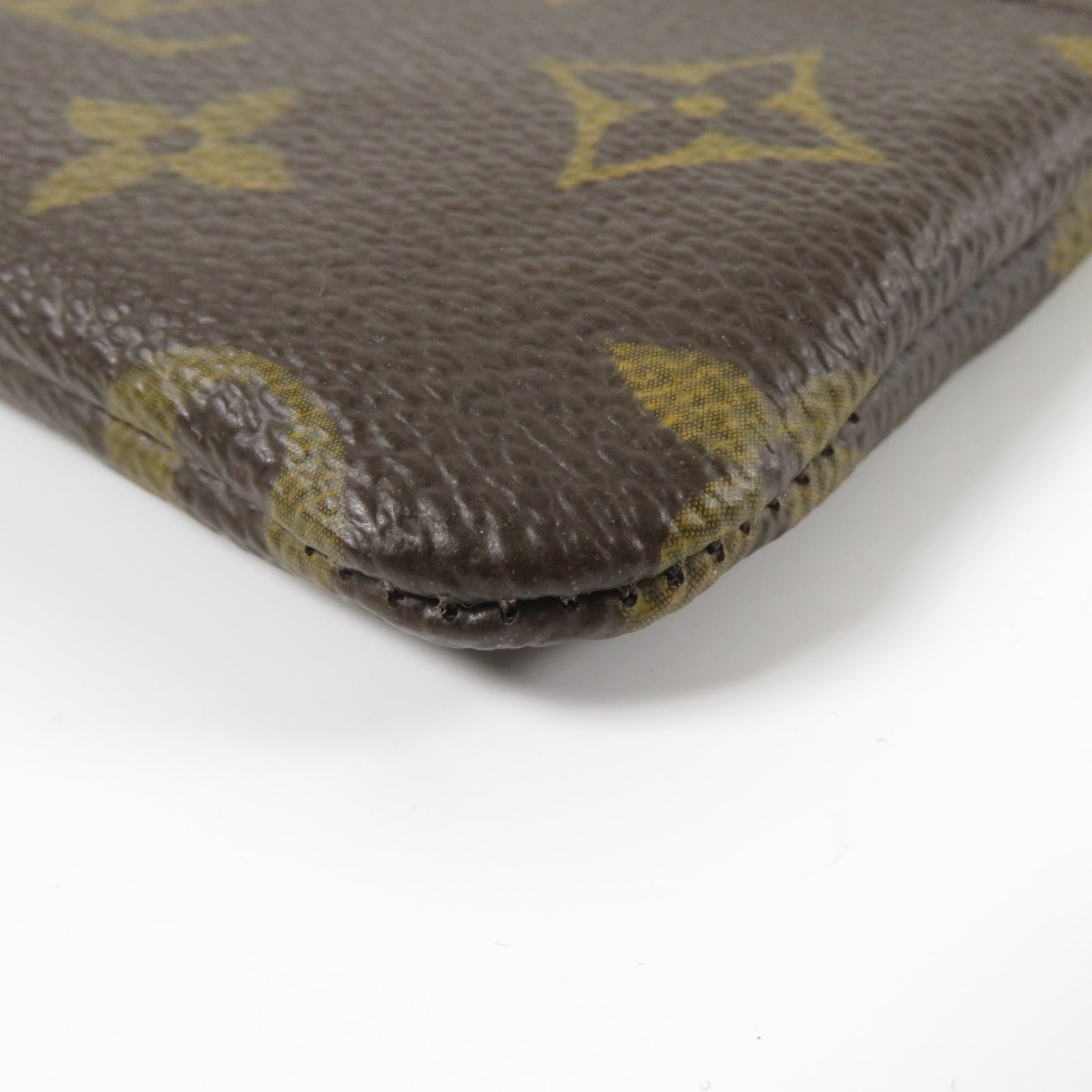 LOUIS VUITTON Monogram Key & Coin Case金扣Coin Case啡色