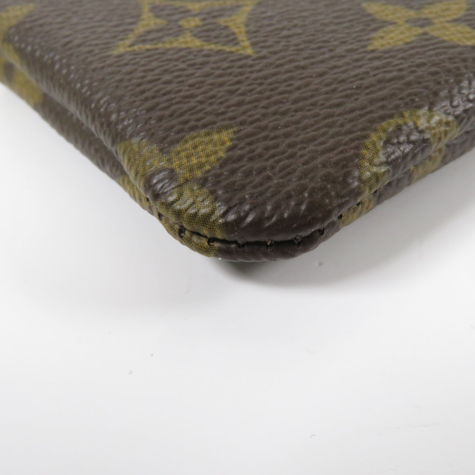 LOUIS VUITTON Monogram Key & Coin Case金扣Coin Case啡色