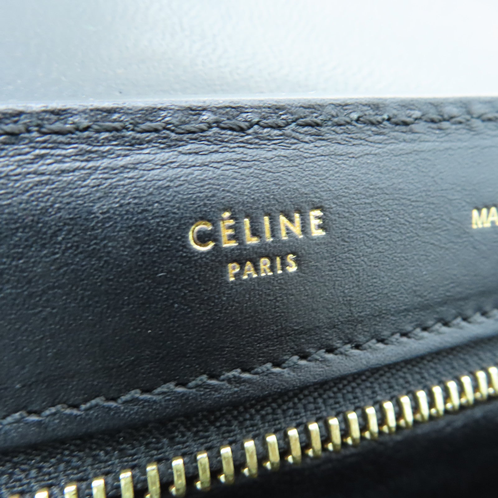 CELINE 【激減優惠】牛皮皮革/蛇皮皮革Trapeze金扣手挽肩背兩用袋黑色/棕色