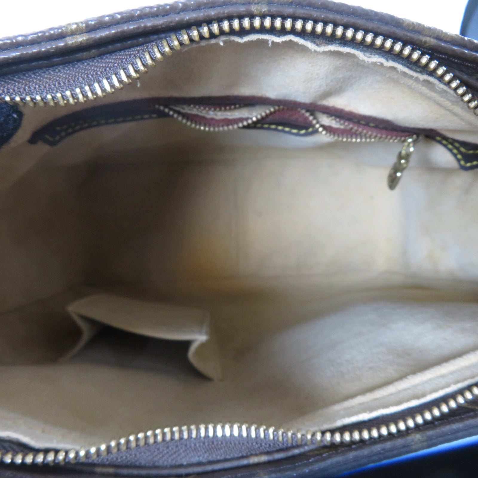 LOUIS VUITTON Monogram Looping GM金扣肩背袋啡色
