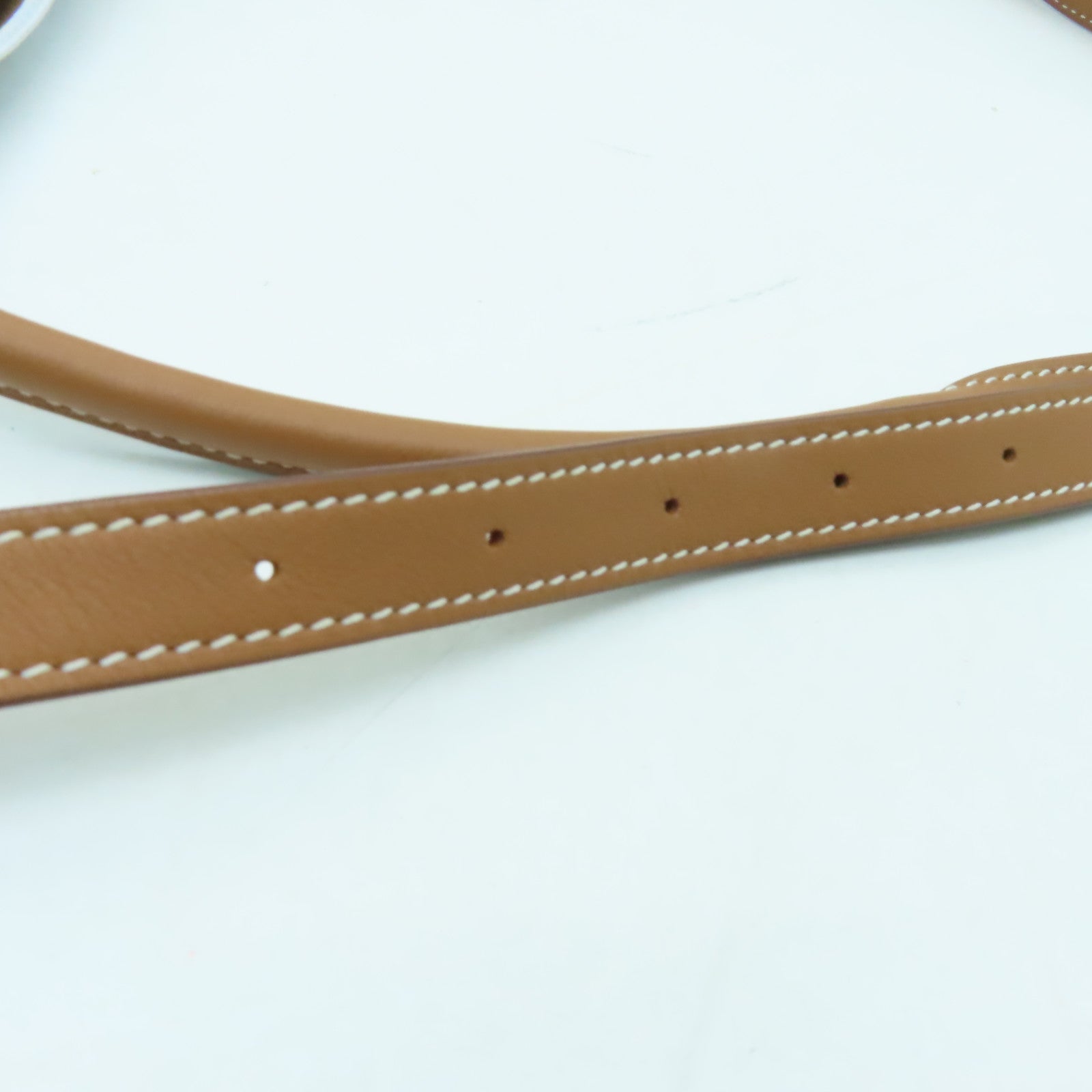 HERMES 絲質Silk In City肩背袋淺藍色/多色