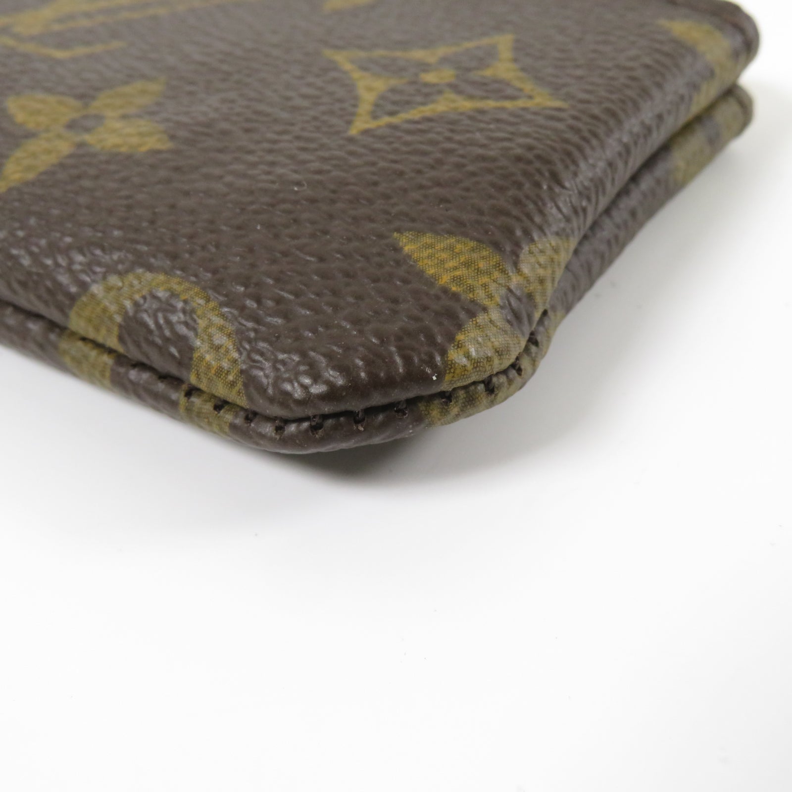 LOUIS VUITTON Monogram Key & Coin Case金扣Coin Case啡色
