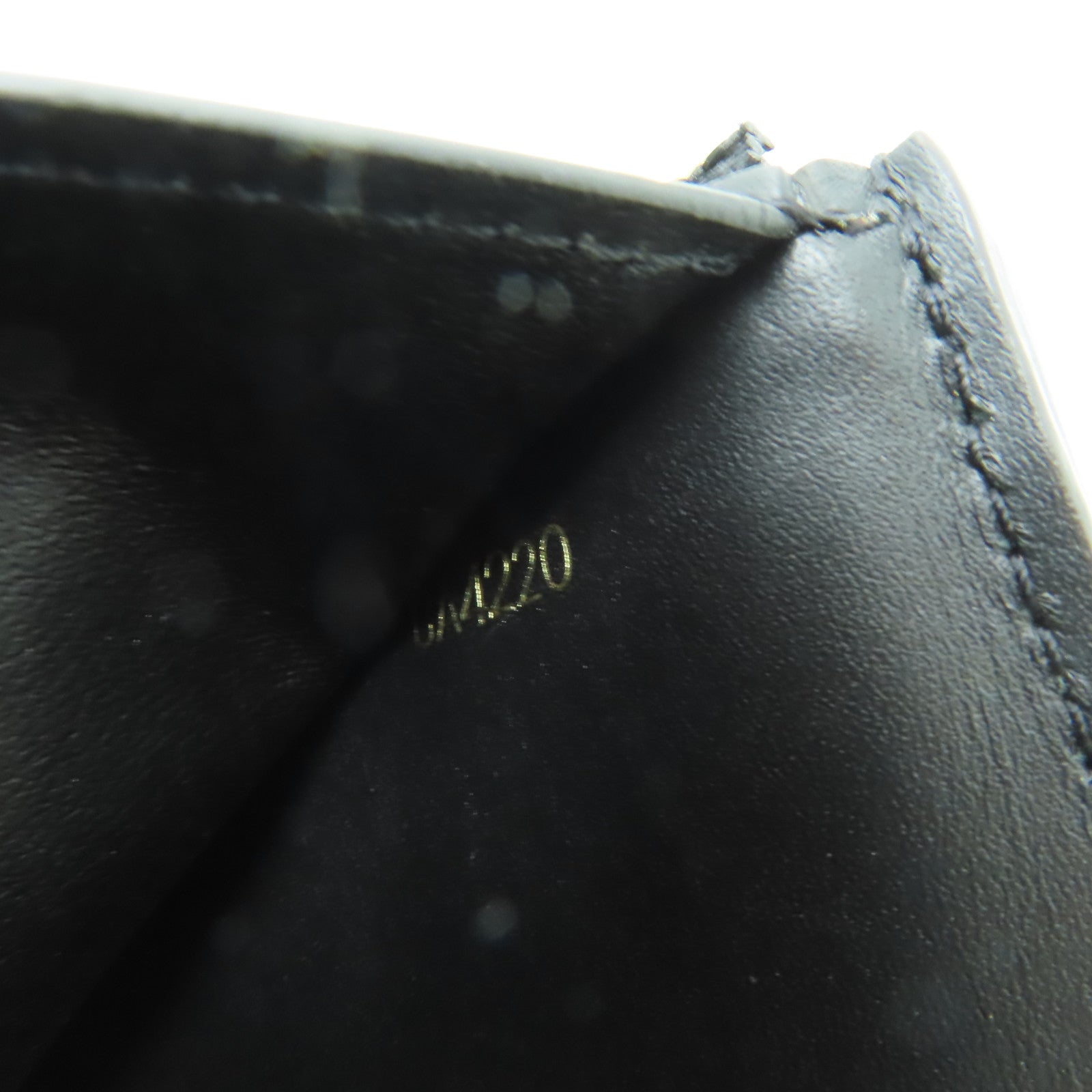 LOUIS VUITTON Monogram Reverse Dauphine Compact Wallet金扣錢包棕色