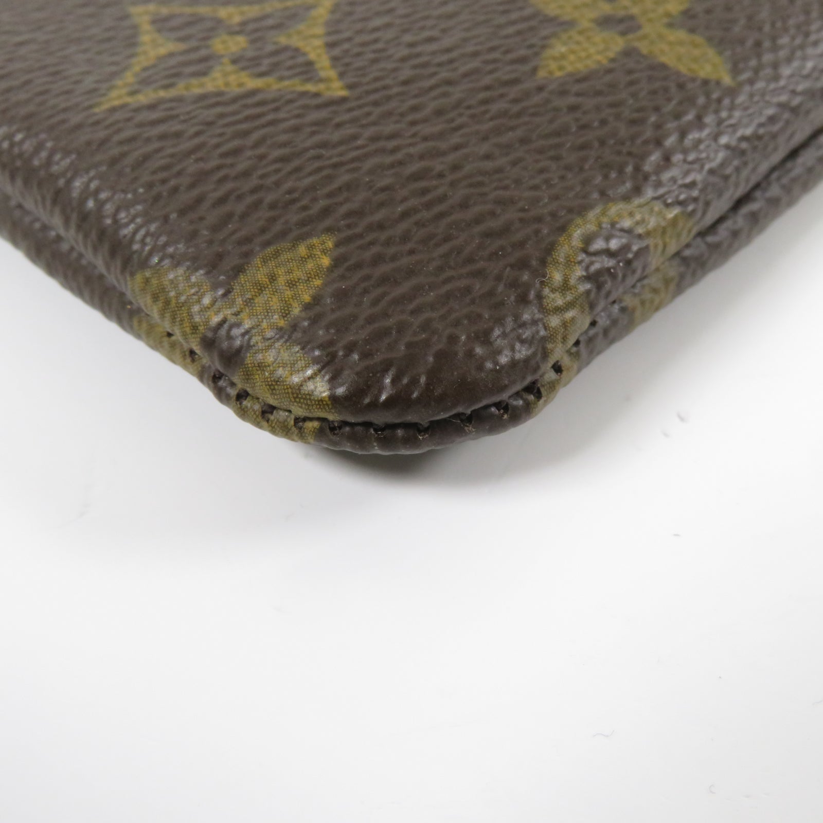 LOUIS VUITTON Monogram Key & Coin Case金扣Coin Case啡色
