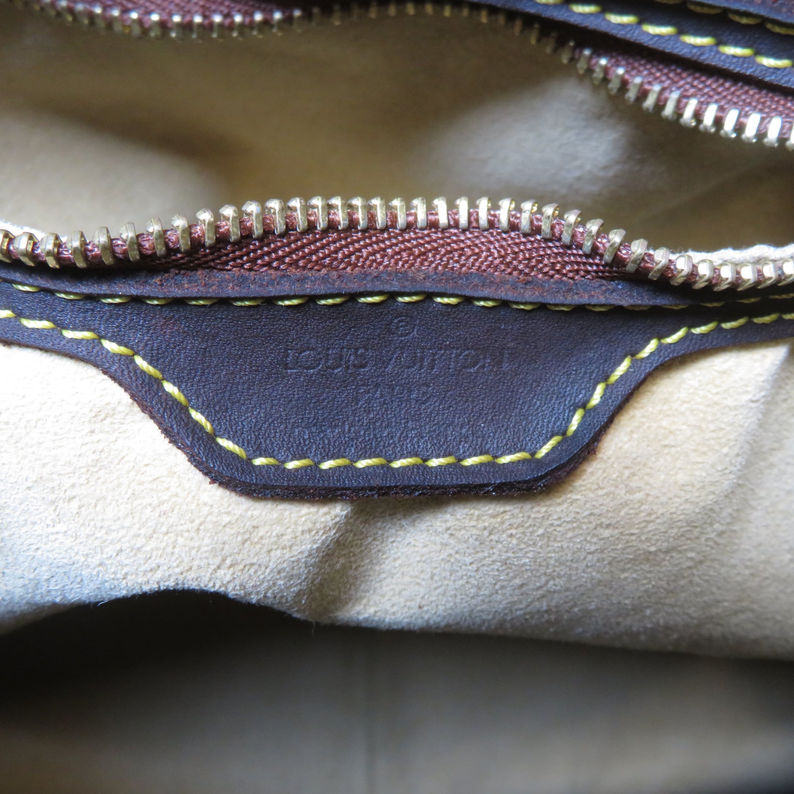 LOUIS VUITTON Monogram Looping GM金扣肩背袋啡色
