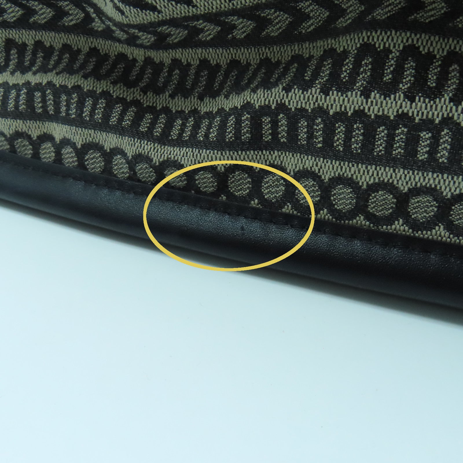MARC JACOBS Canvas Tote Bag Black/Brown