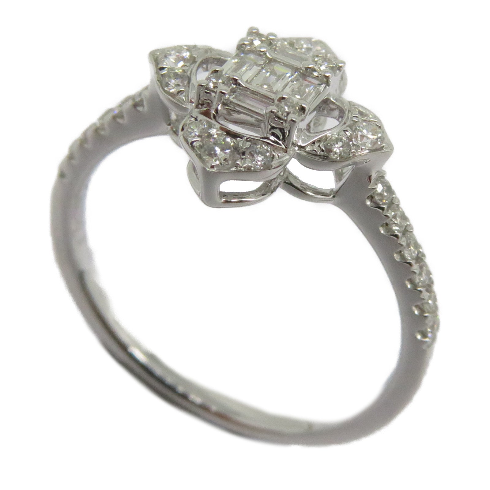 JEWELRY 【激減優惠】18K白金Diamond Ring 0.301ct鑽石戒指US#6銀色