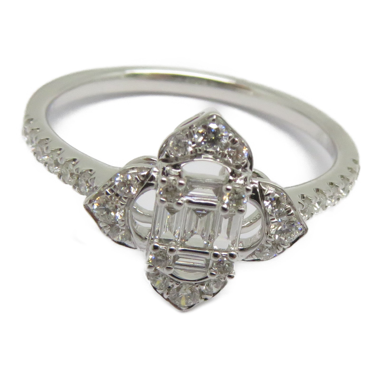 JEWELRY 【激減優惠】18K白金Diamond Ring 0.301ct鑽石戒指US#6銀色