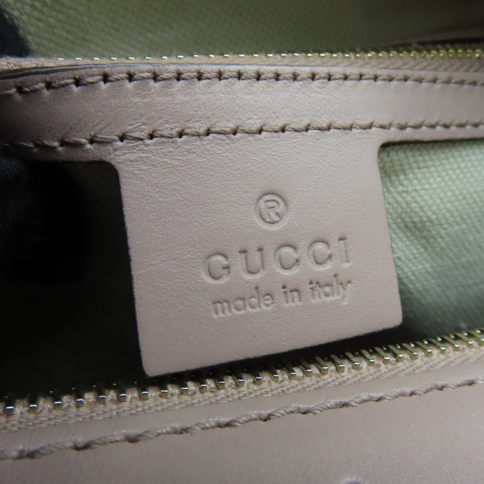 GUCCI 帆布2way Shoulder Bag金扣手挽肩背兩用袋啡色/粉紅色