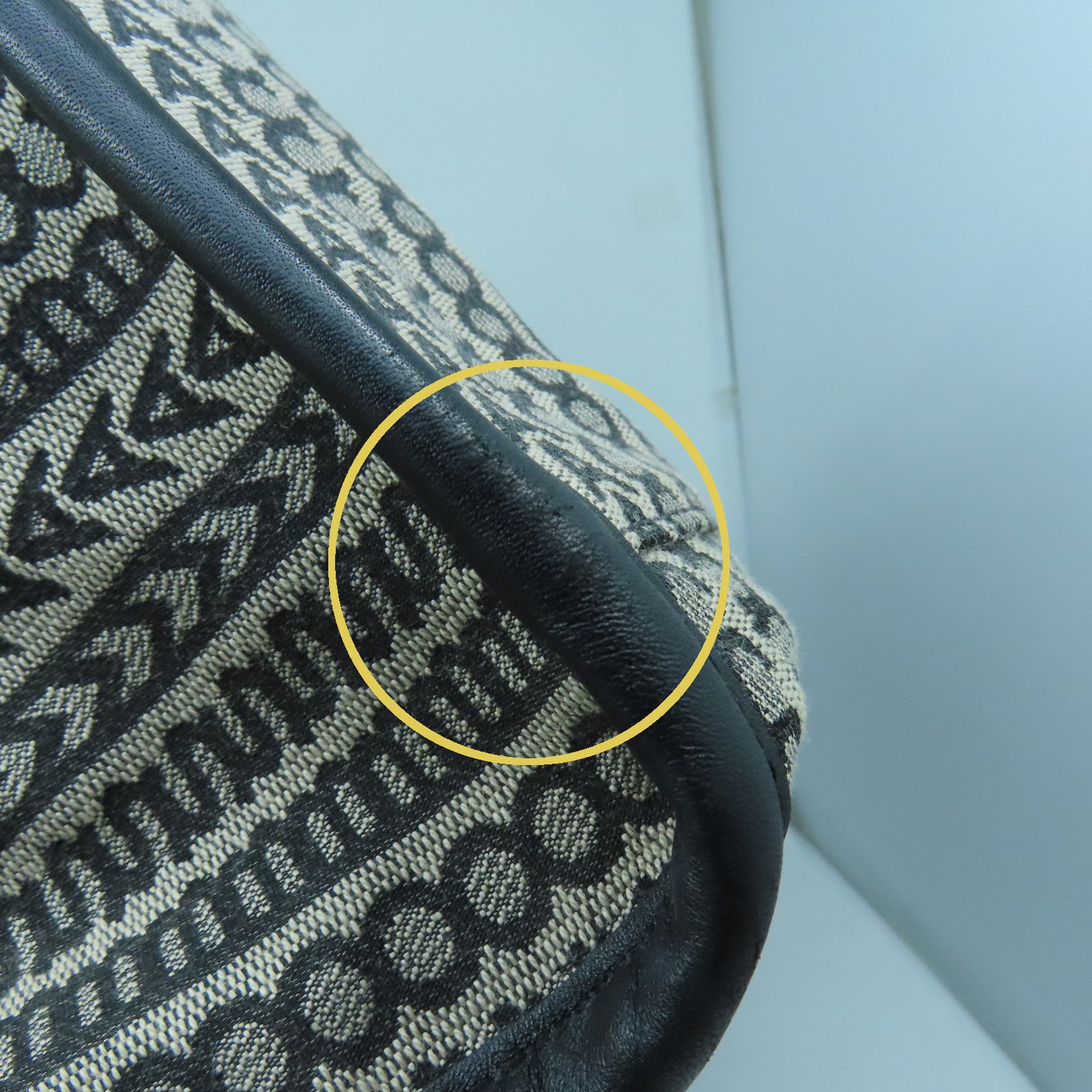MARC JACOBS Canvas Tote Bag Black/Brown
