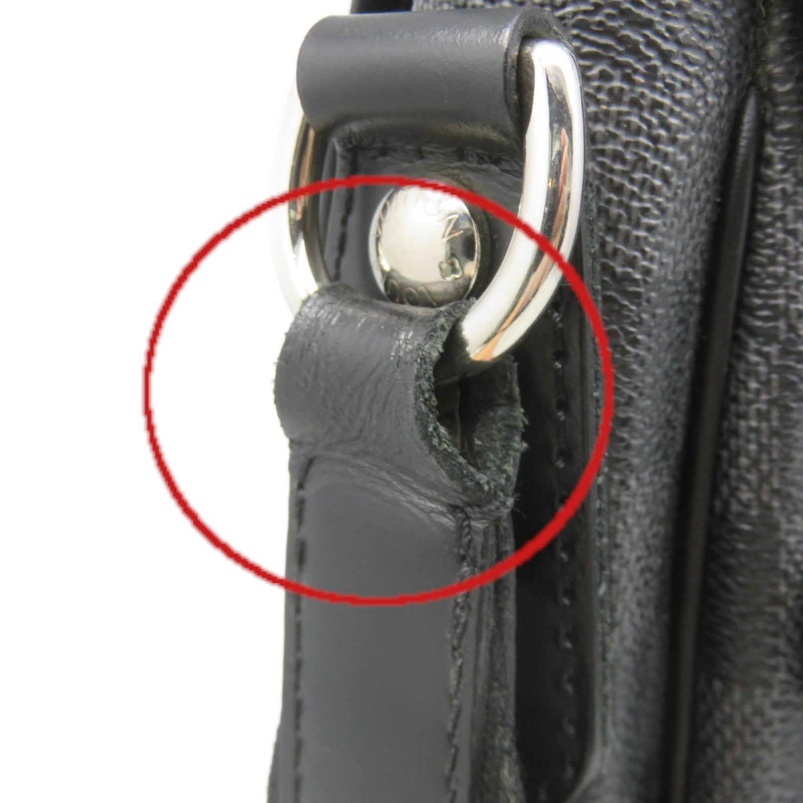 LOUIS VUITTON Damier Daniel GM Shoulder Bag肩背袋黑色