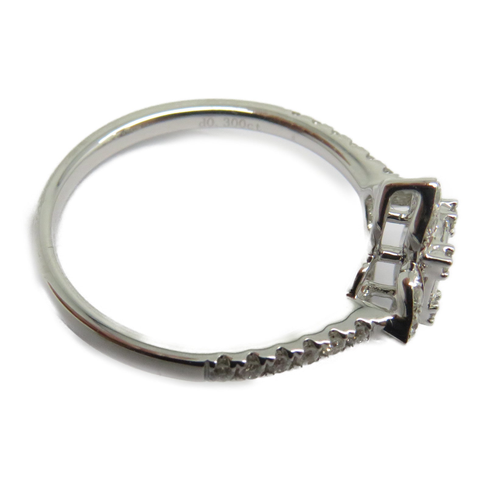 JEWELRY 【激減優惠】18K白金Diamond Ring 0.301ct鑽石戒指US#6銀色