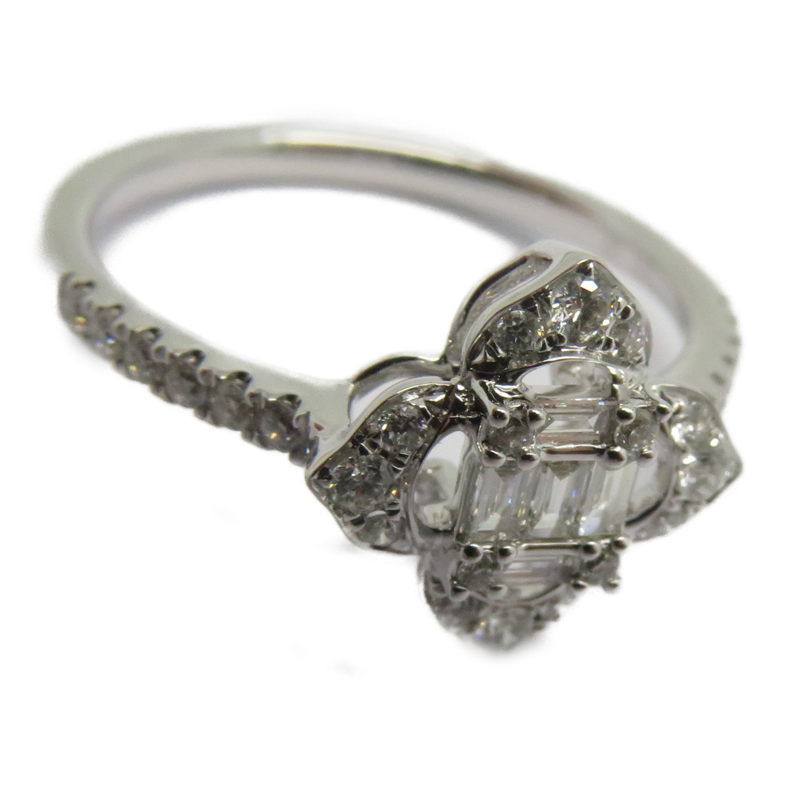 JEWELRY 【激減優惠】18K白金Diamond Ring 0.301ct鑽石戒指US#6銀色
