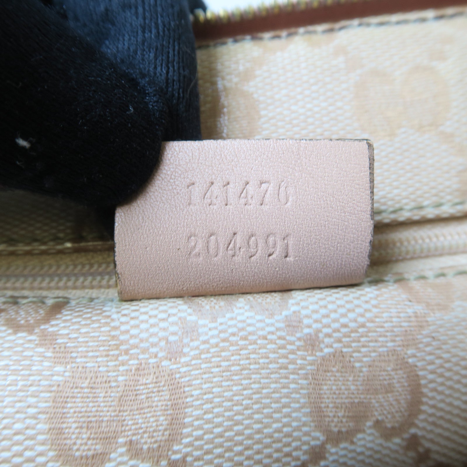 GUCCI 塗層帆布Tote Bag金扣手挽袋粉紅色