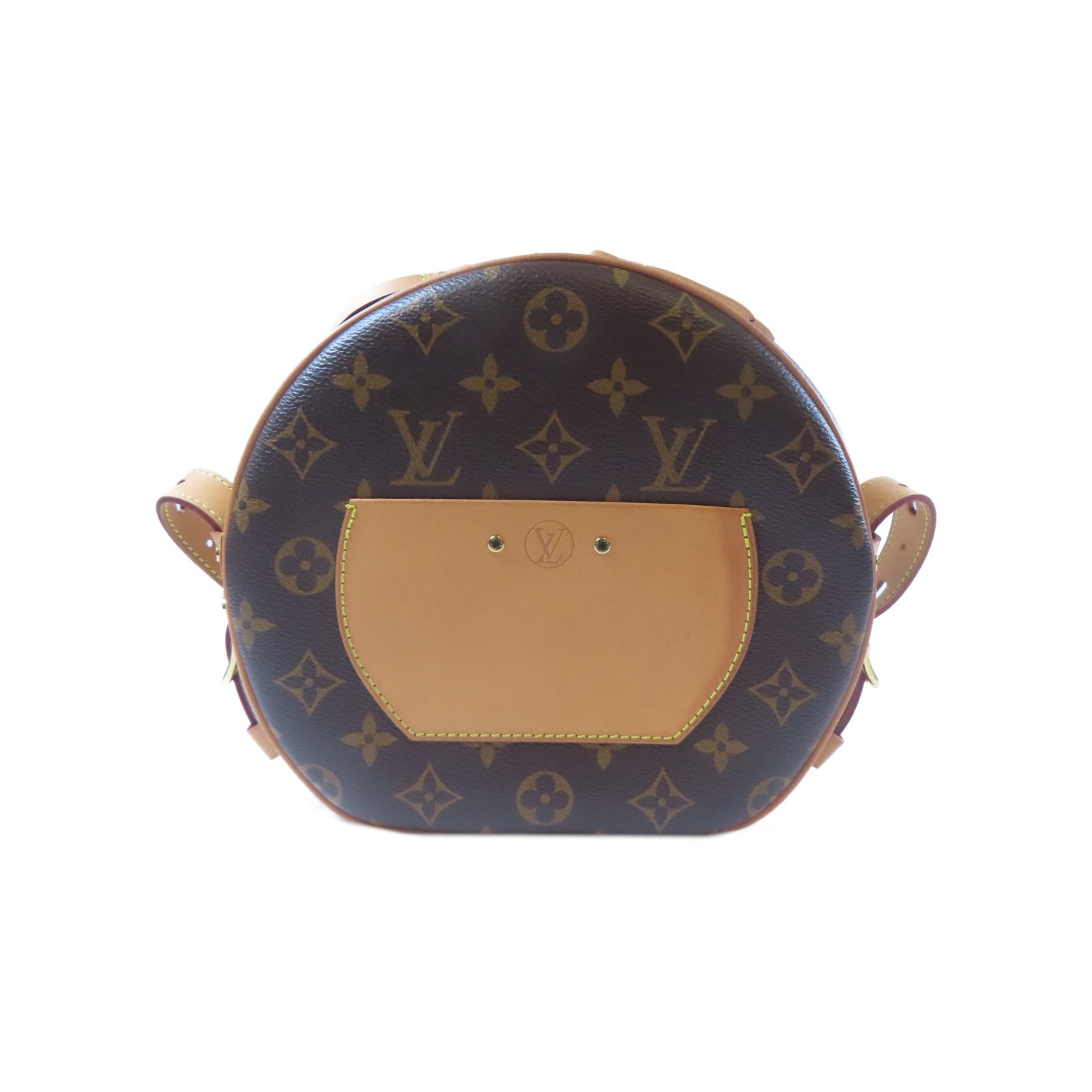 LOUIS VUITTON Monogram Botie Chapean Soulpe MM金扣肩背袋啡色
