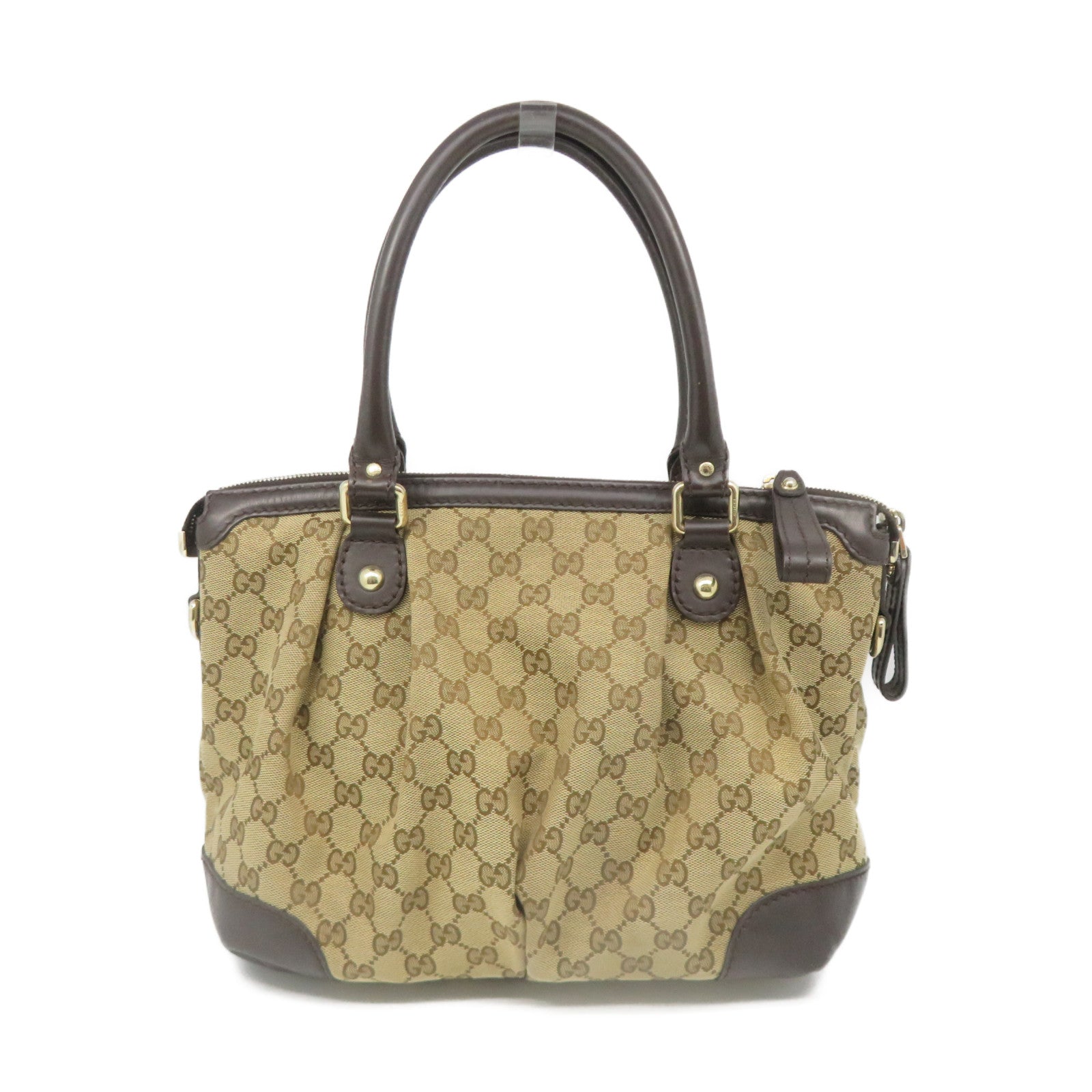GUCCI GG canvas Hand Bag brown brown