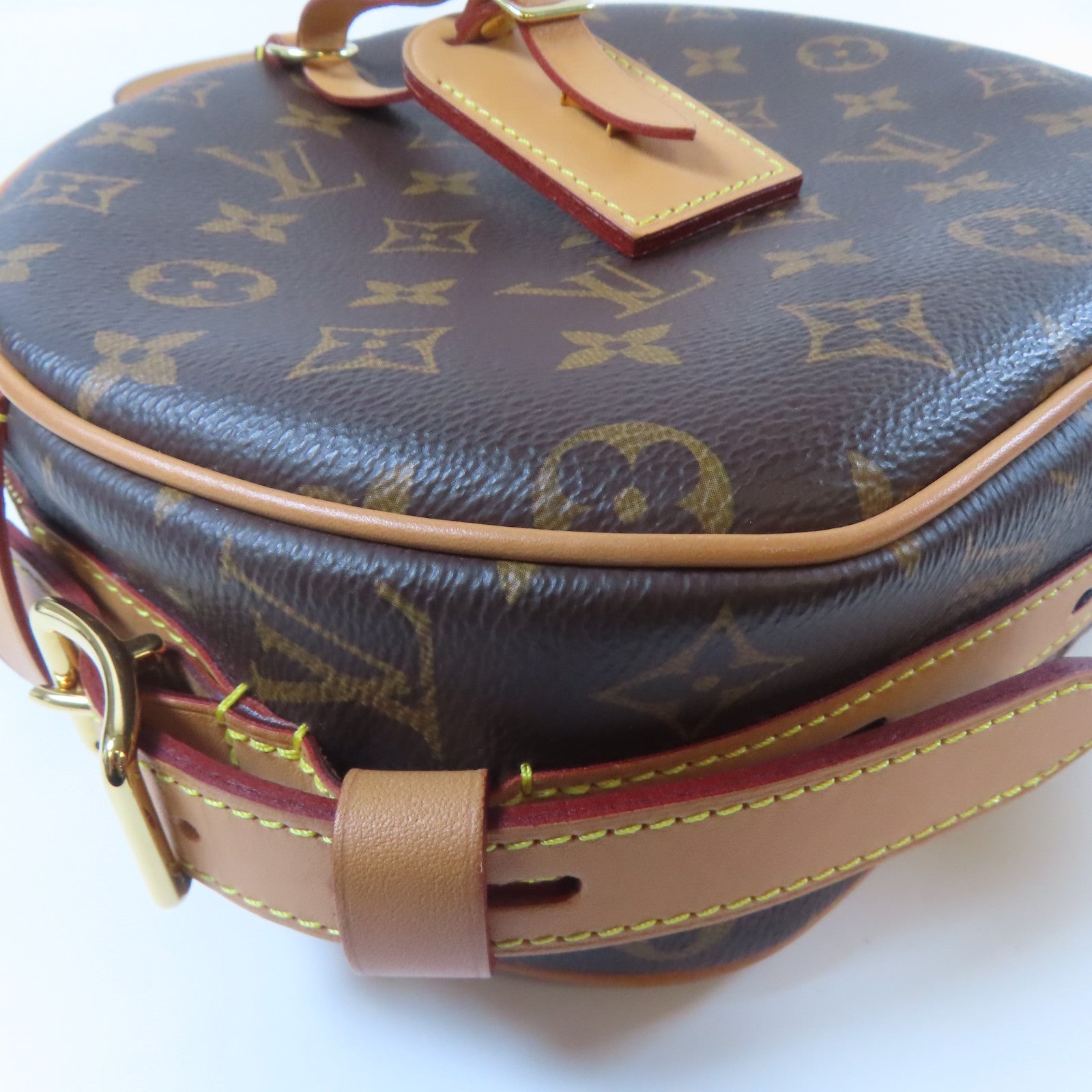 LOUIS VUITTON Monogram Botie Chapean Soulpe MM金扣肩背袋啡色