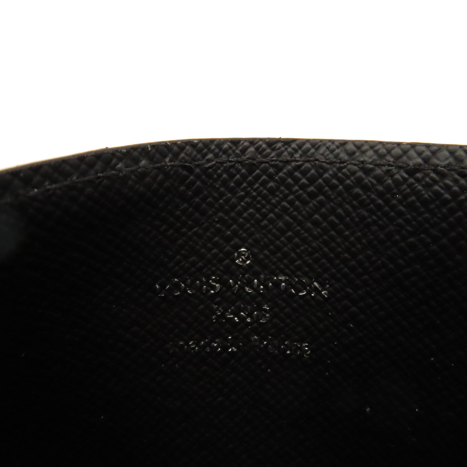 LOUIS VUITTON Monogram Card Case卡片套黑色