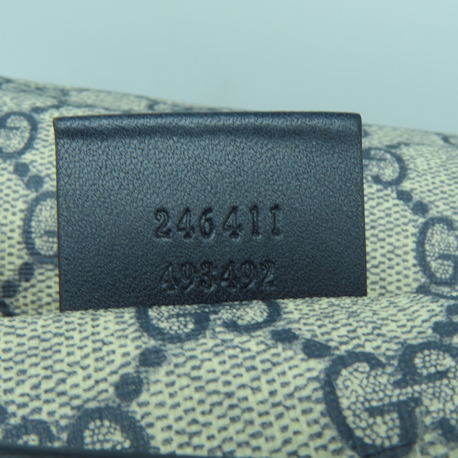 GUCCI coated canvas Shoulder Bag silver buckle shoulder bag brown