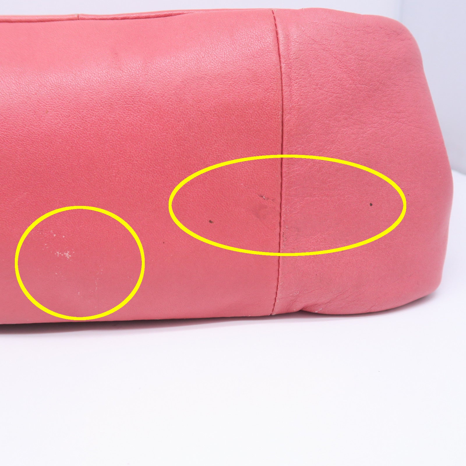 COACH 【激減優惠】牛皮皮革Hand Bag金扣手挽肩背兩用袋粉紅色