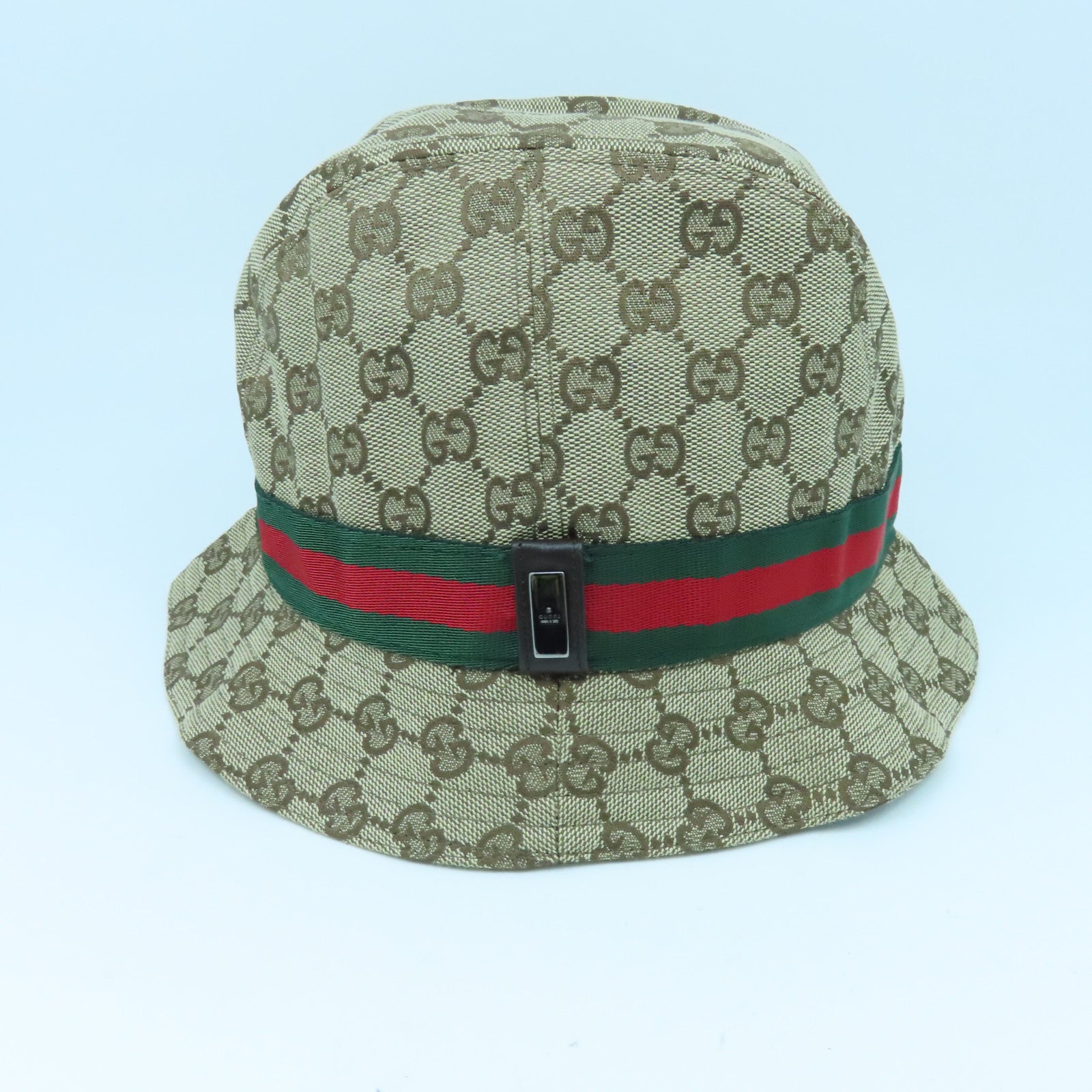 GUCCI 帆布Hat帽子啡色