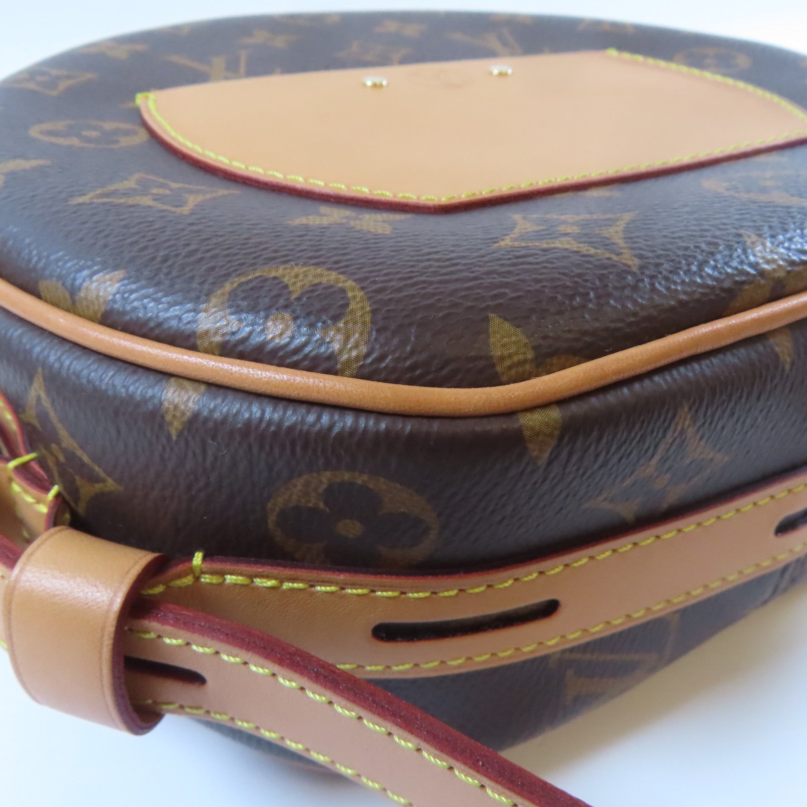 LOUIS VUITTON Monogram Botie Chapean Soulpe MM金扣肩背袋啡色