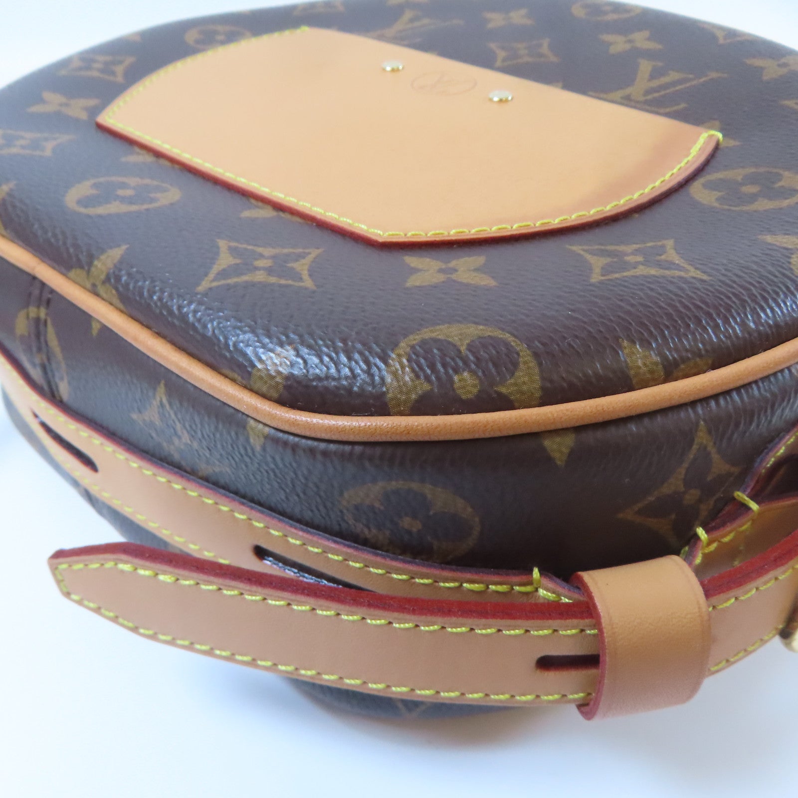 LOUIS VUITTON Monogram Botie Chapean Soulpe MM金扣肩背袋啡色