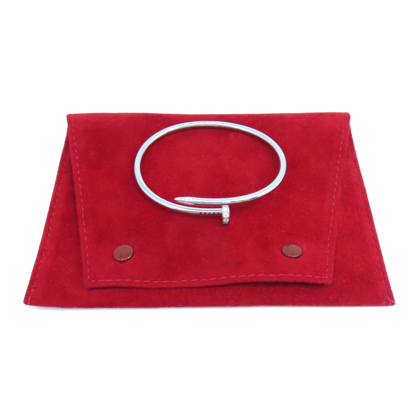 CARTIER 18K白金Juste Un Clou手环