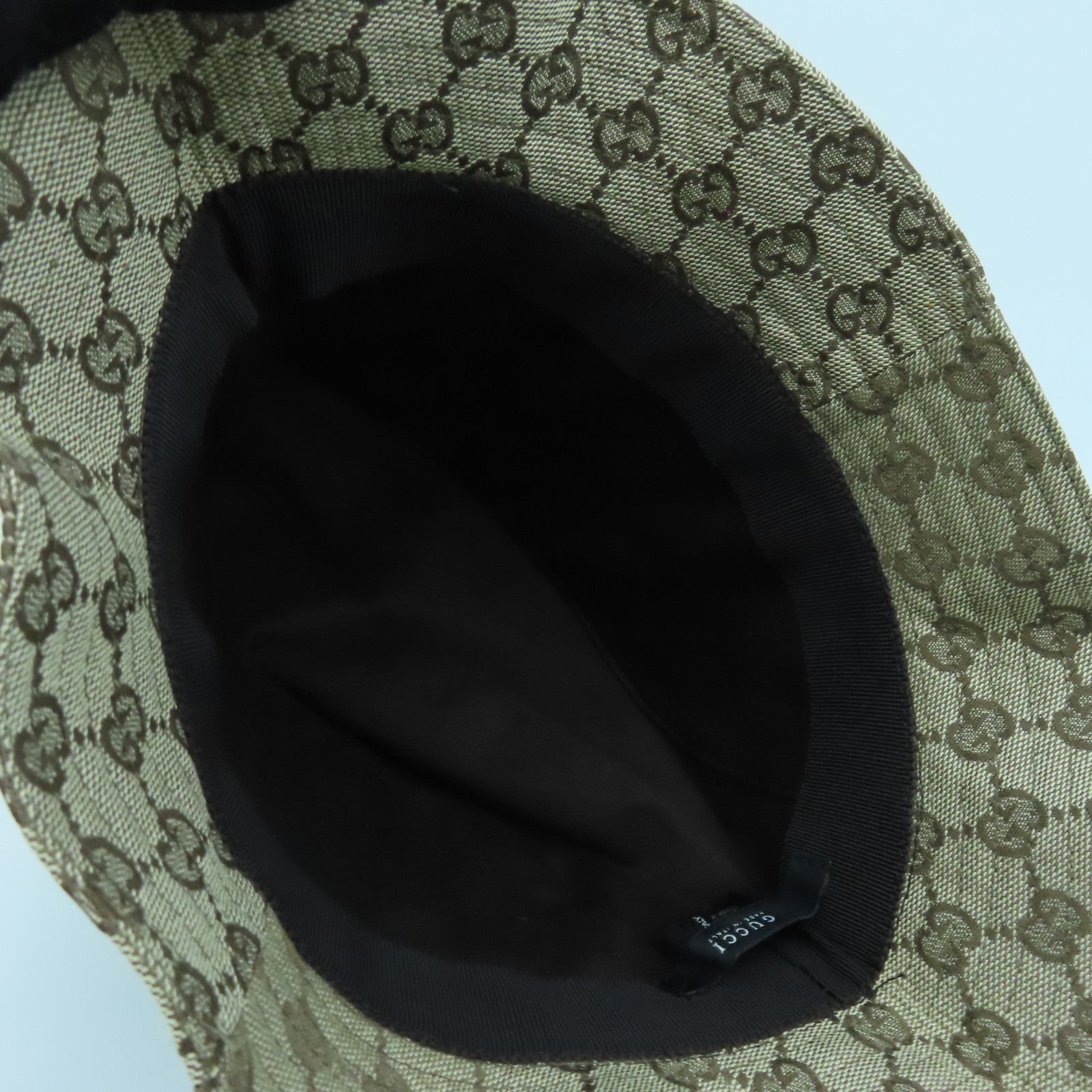 GUCCI 帆布Hat帽子啡色