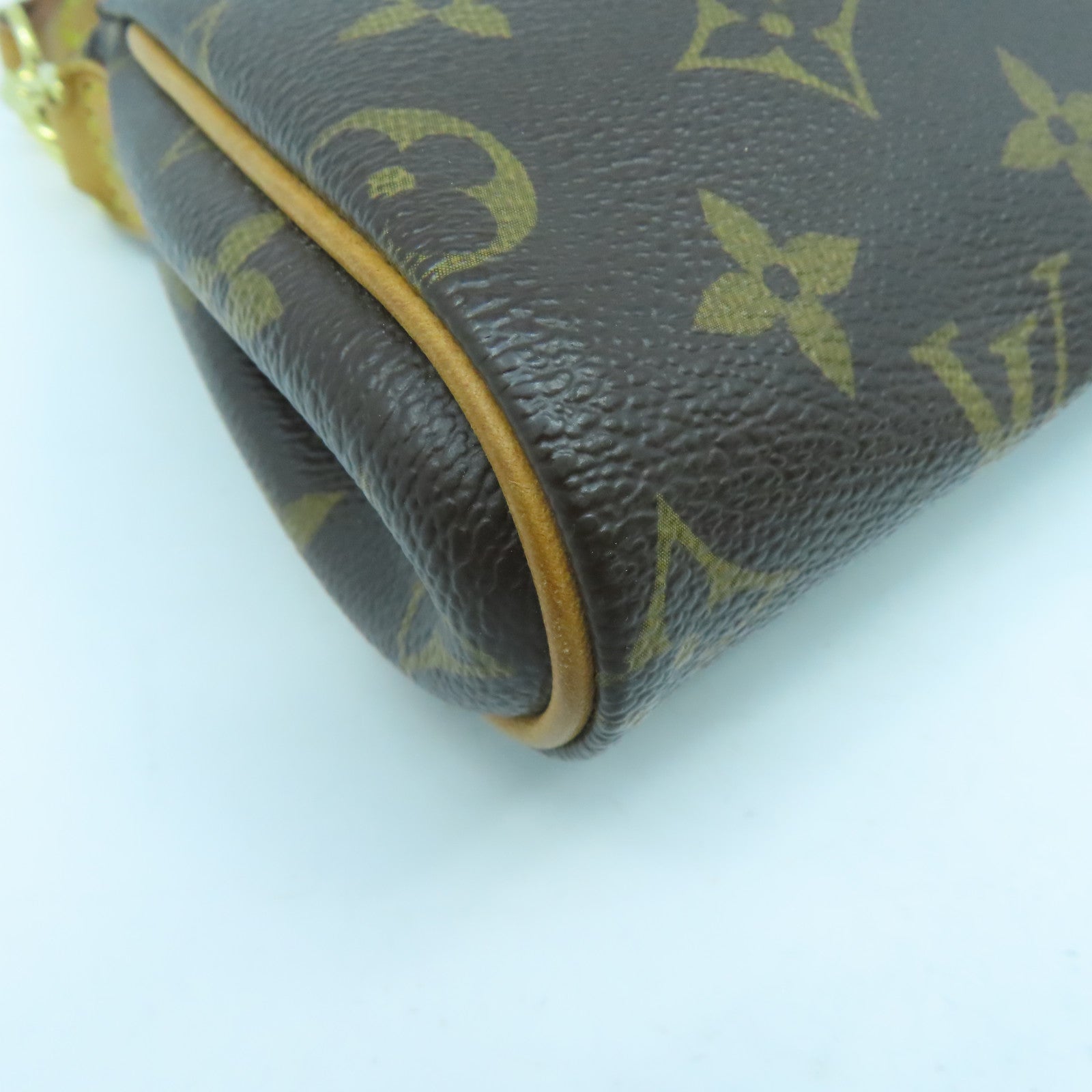 LOUIS VUITTON Monogram Eva金扣手挽肩背兩用袋啡色
