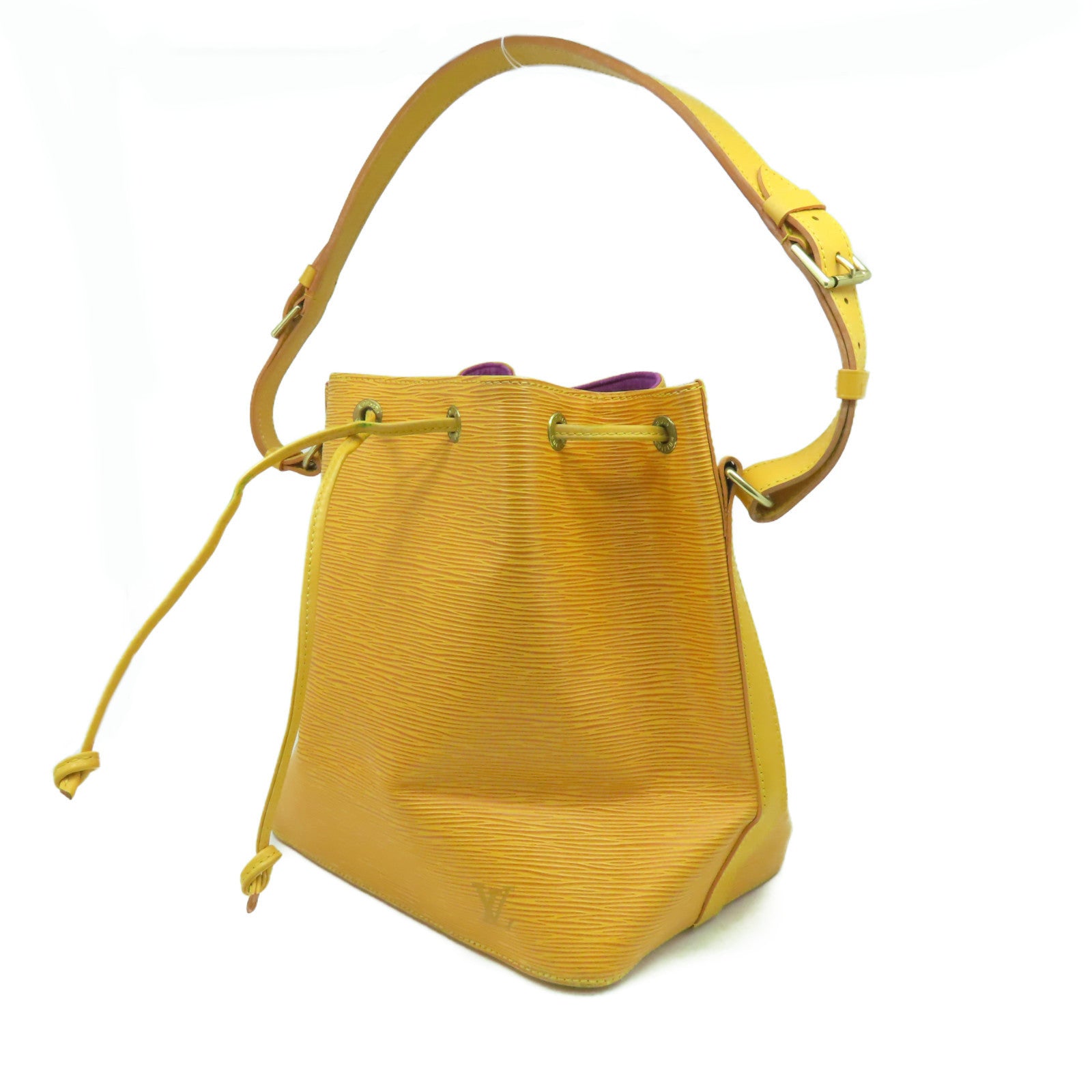 LOUIS VUITTON Epi Noe BB金扣肩背袋橙色
