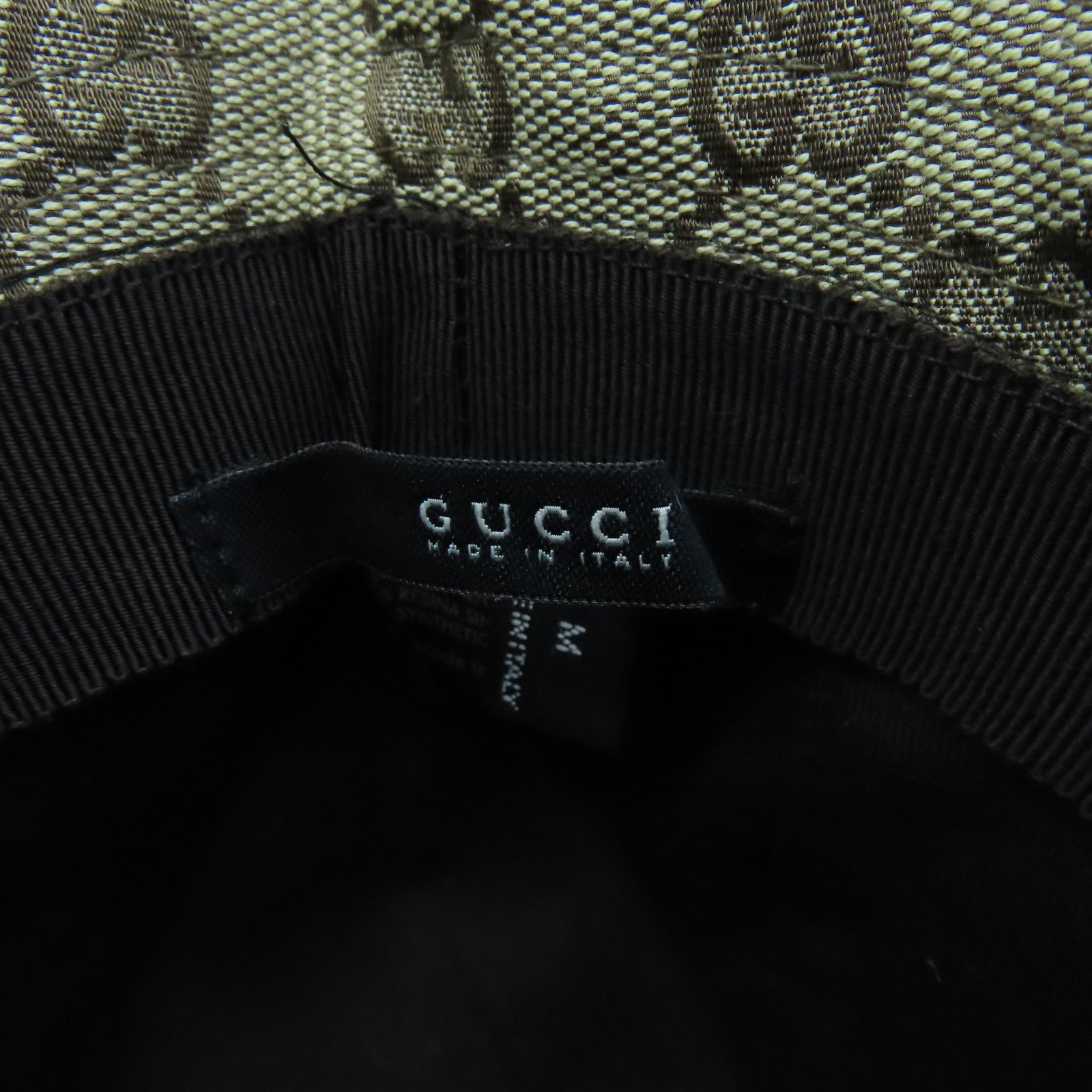 GUCCI 帆布Hat帽子啡色
