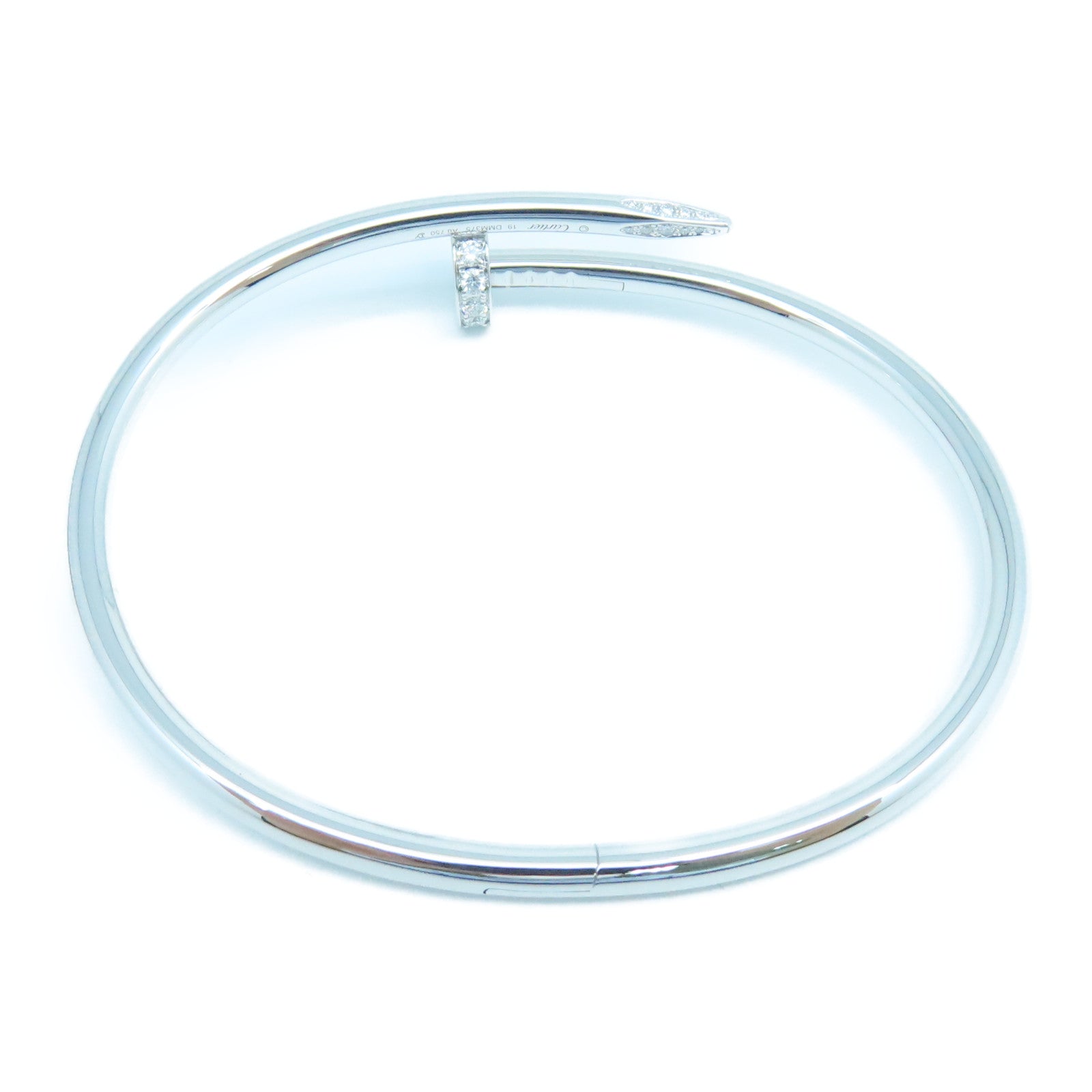 CARTIER 18K白金Juste Un Clou手环