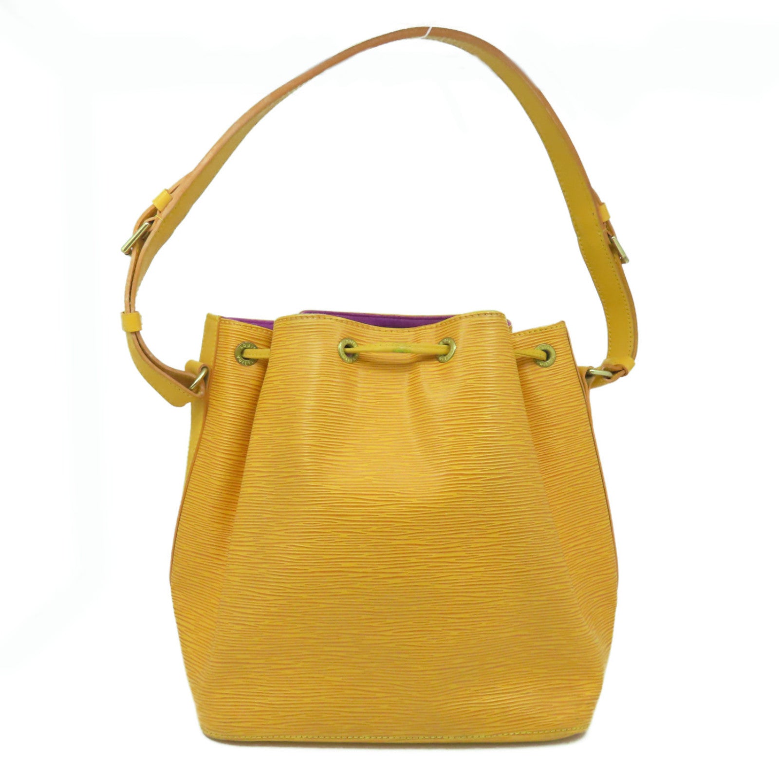 LOUIS VUITTON Epi Noe BB金扣肩背袋橙色