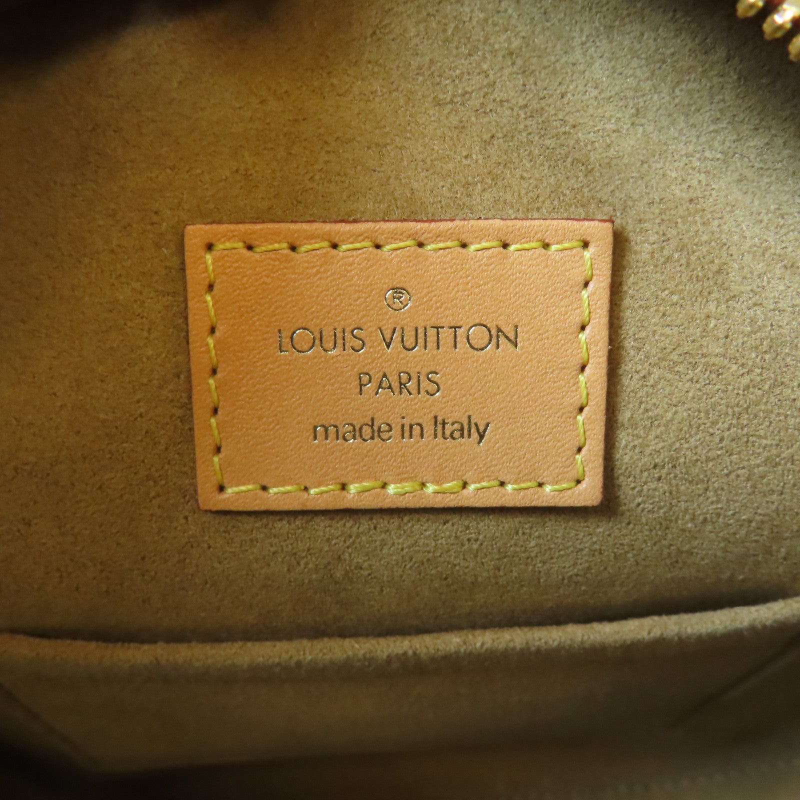 LOUIS VUITTON Monogram Botie Chapean Soulpe MM金扣肩背袋啡色