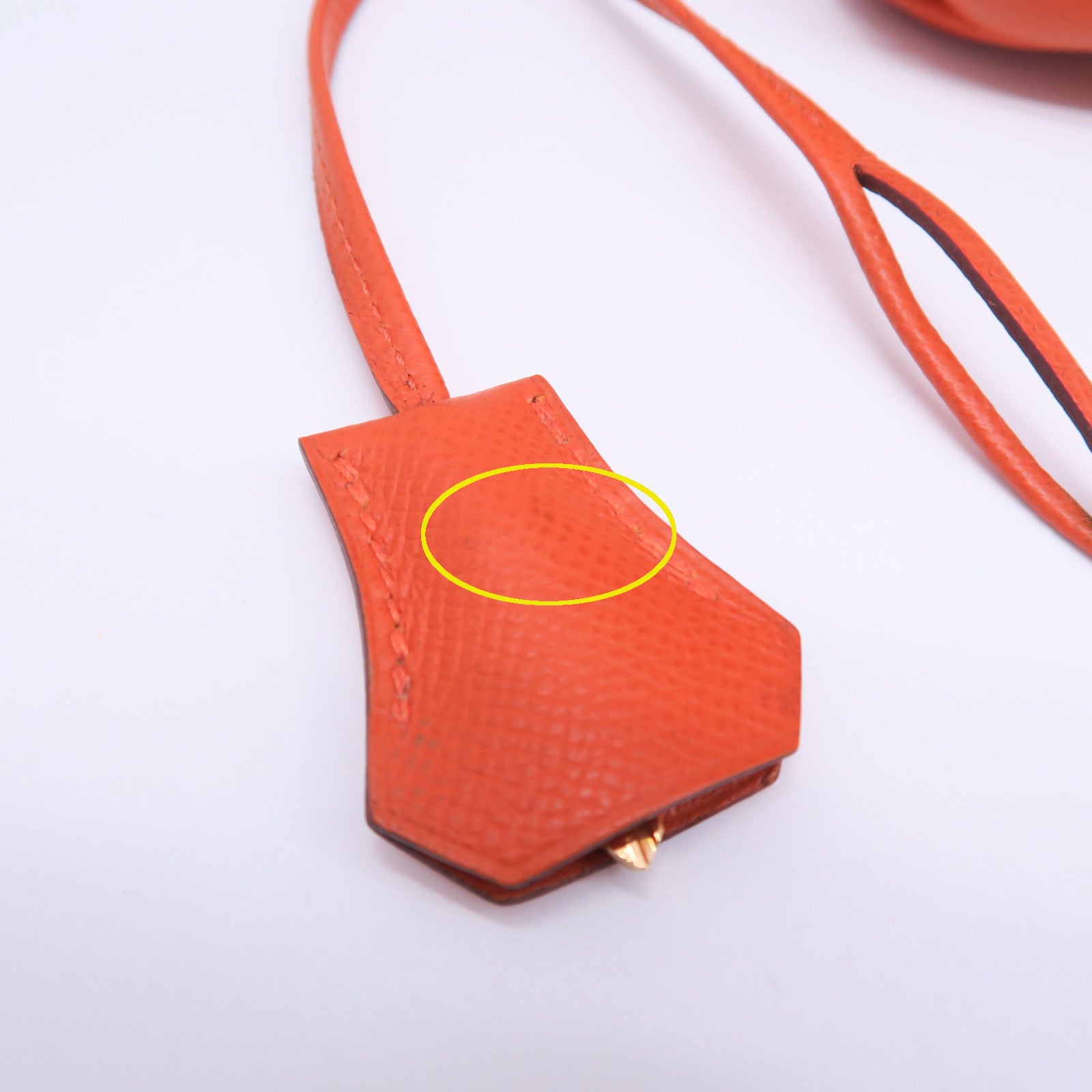 HERMES 【激減優惠】Epsom皮革Birkin 30金扣手挽袋火焰橘/Feu