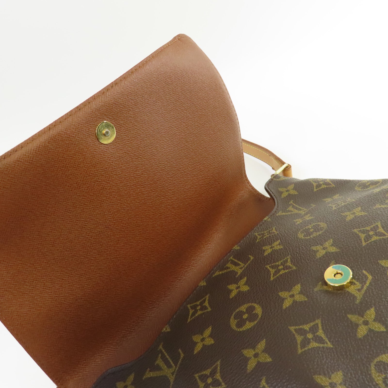 LOUIS VUITTON Monogram Musette Tango Shoulder Bag金扣肩背袋啡色