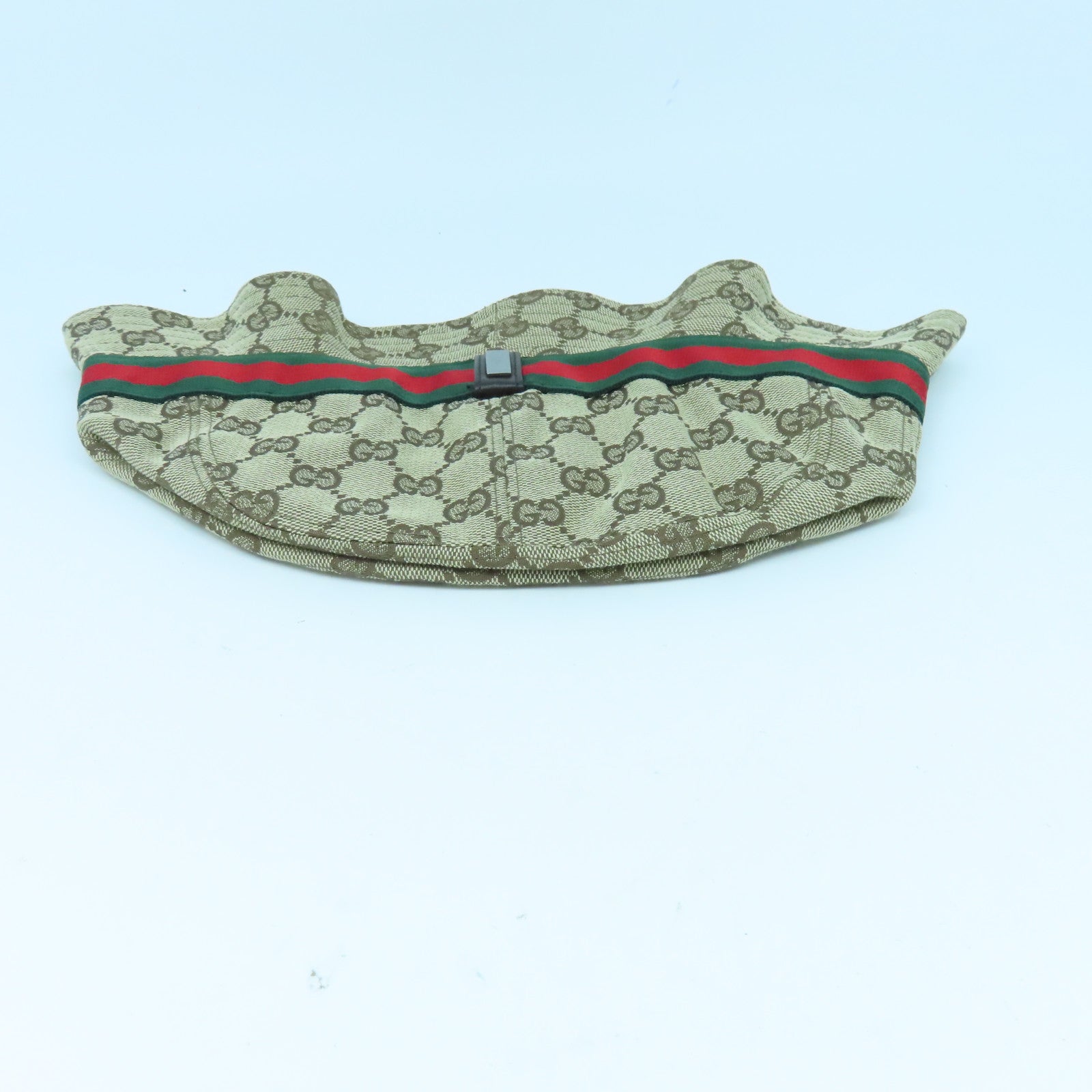 GUCCI 帆布Hat帽子啡色