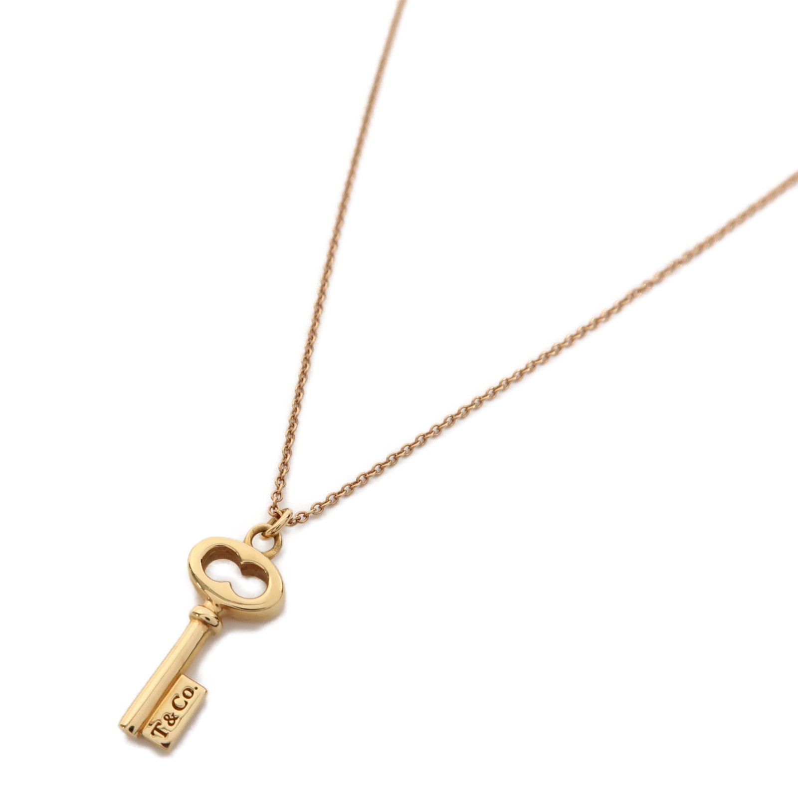 TIFFANY＆CO 18K黃金Key Necklace項鍊