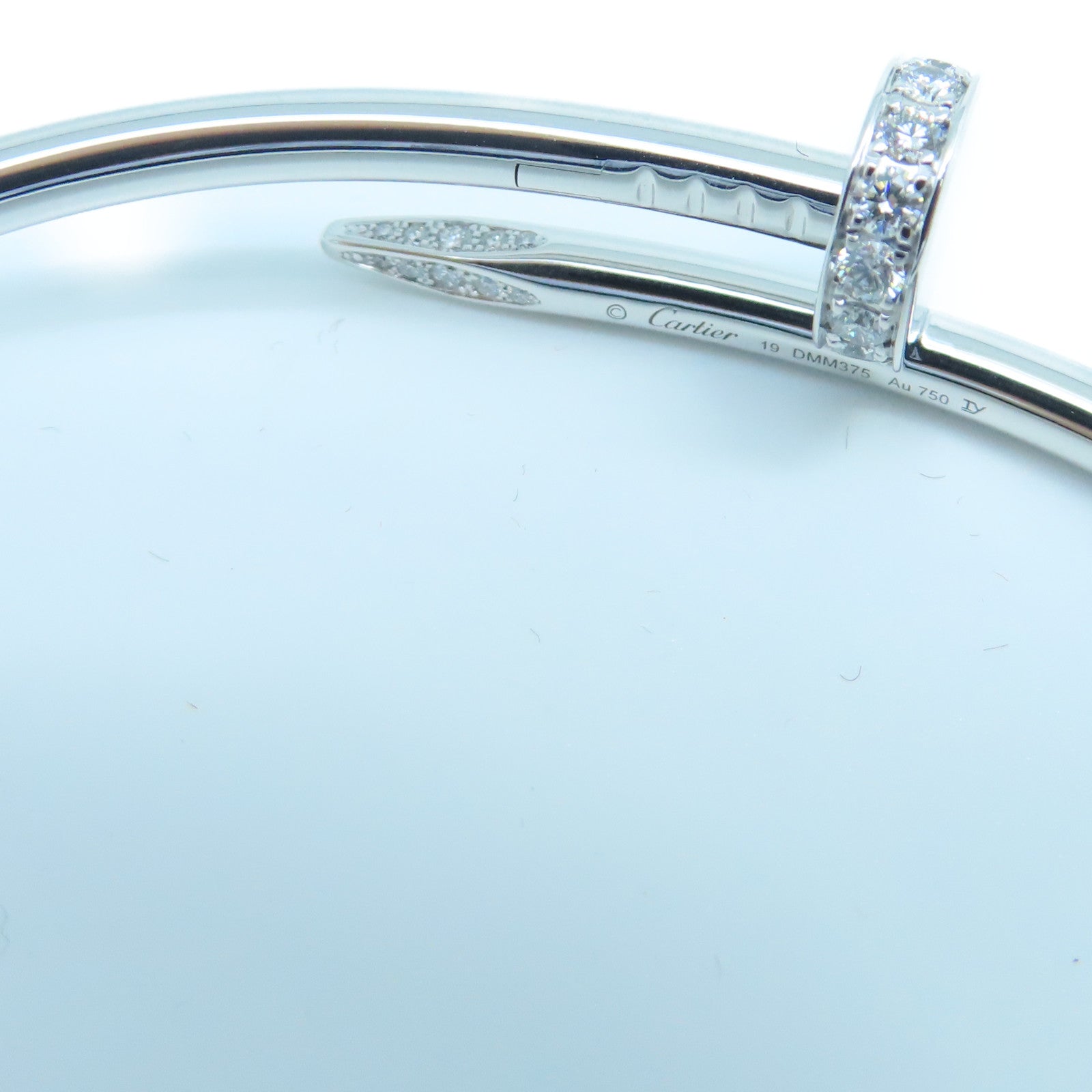 CARTIER 18K白金Juste Un Clou手环