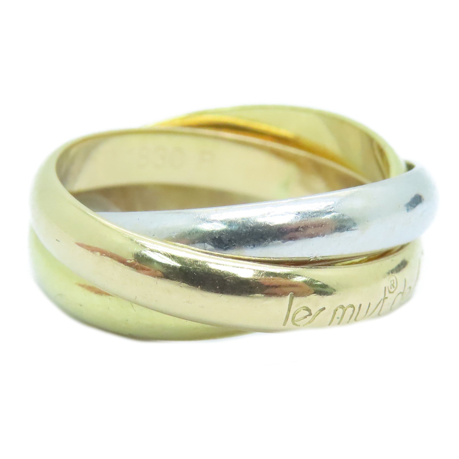 CARTIER 【激減優惠】18K黃金/玫瑰金/白金Trinity戒指Cartier#53