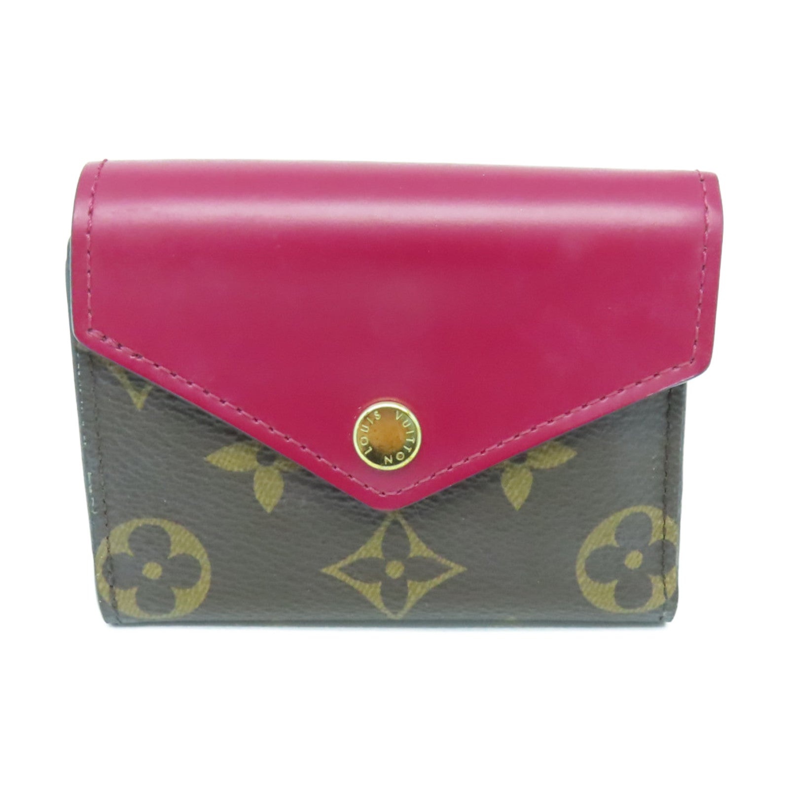 LOUIS VUITTON Monogram Wallet金扣錢包啡色